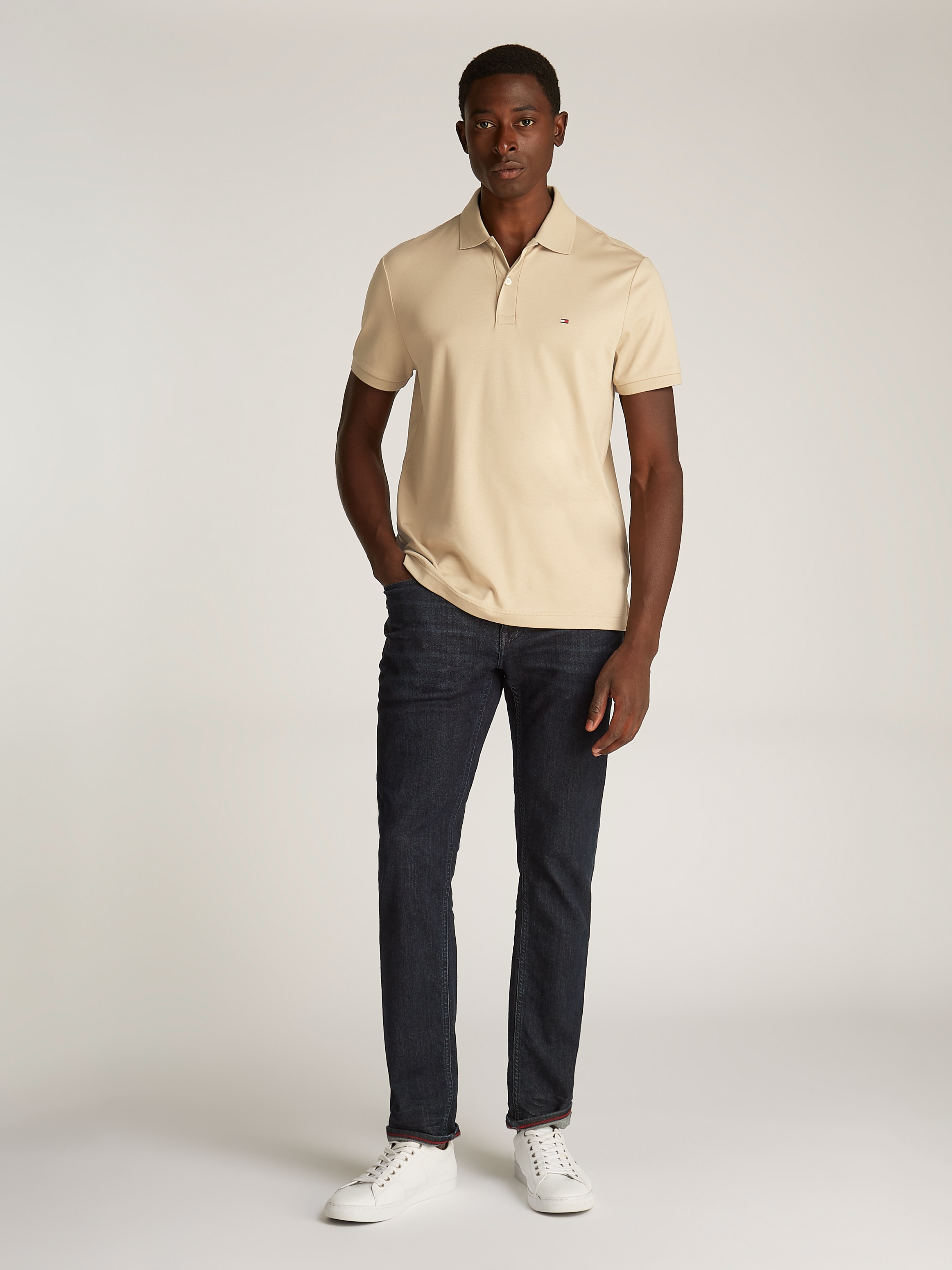 Tommy Hilfiger Polo »LIQUID COTTON REG SEASONAL POLO« mit Logostickerei