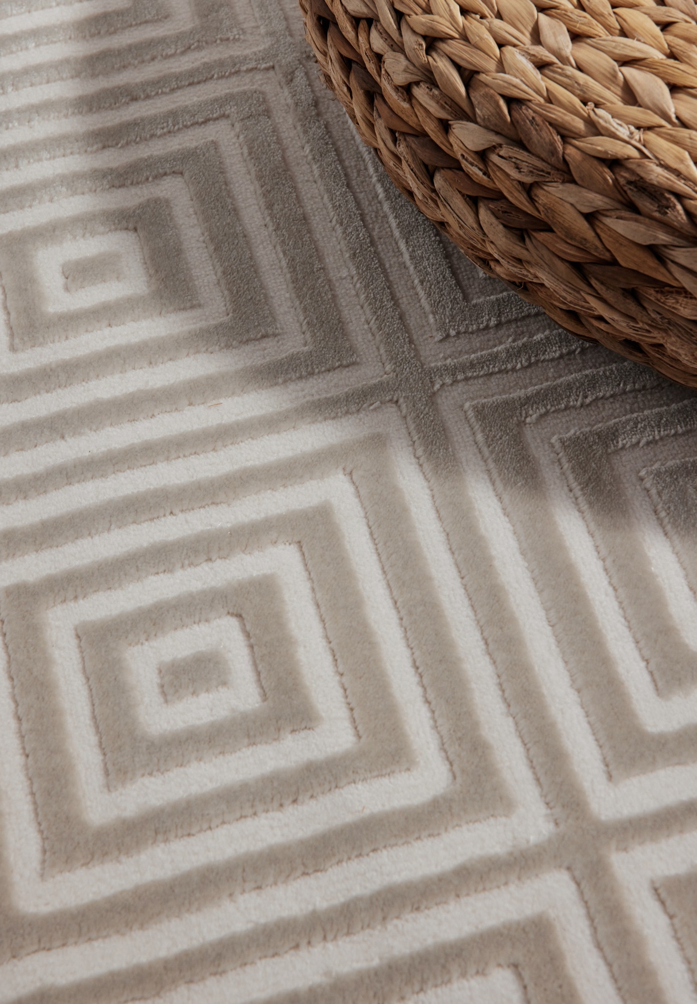 ELLE DECORATION Designteppich »Tourmaline« rechteckig 9 mm Höhe Wohnzimmer, Schlafzimmer, Läufer, Hoch-Tief Effekt, Flur, Glanz