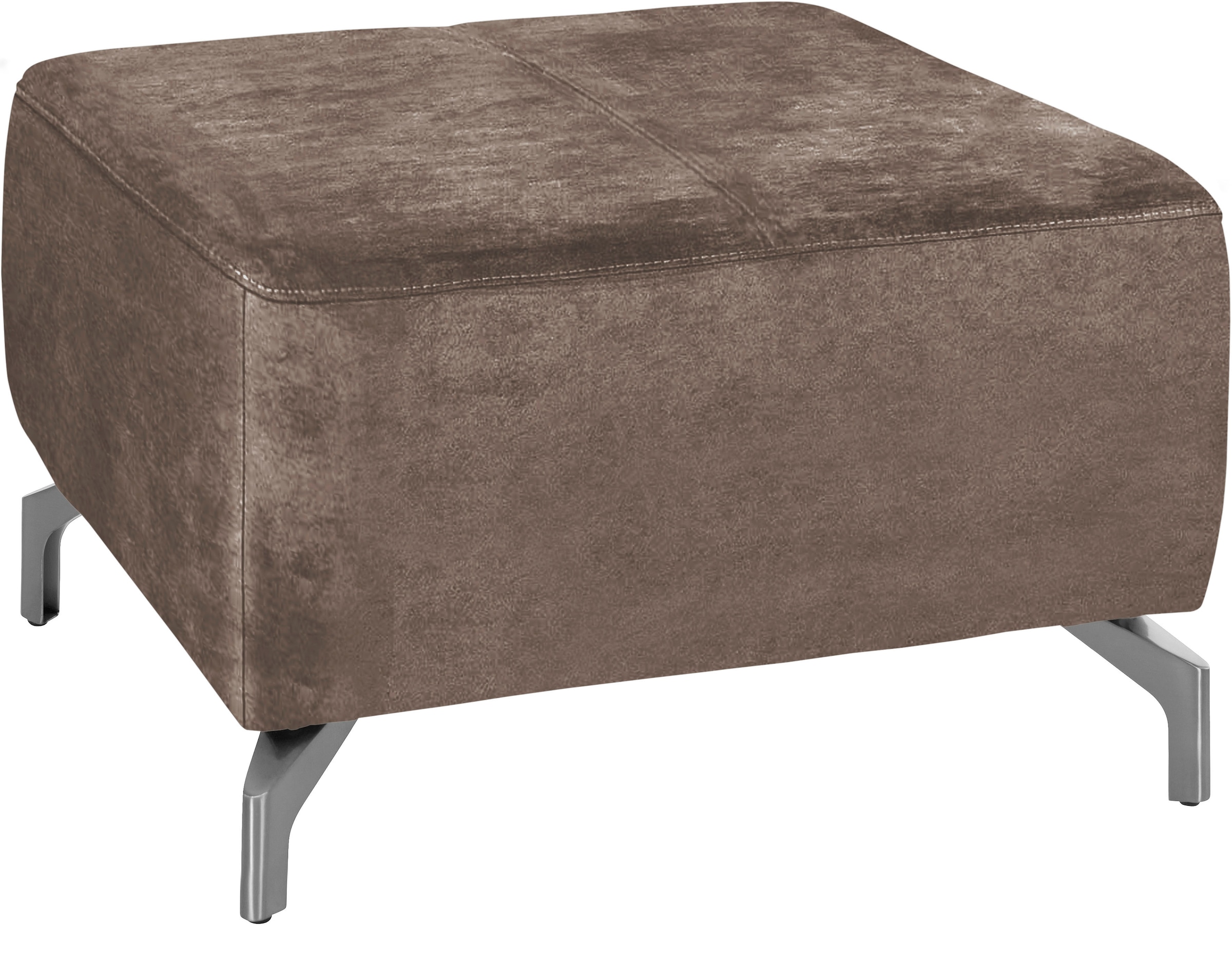 sit&more Tabouret »Gizeh« Fusshöhe 12 cm, wahlweise in 2 unterschiedlichen Fussfarben