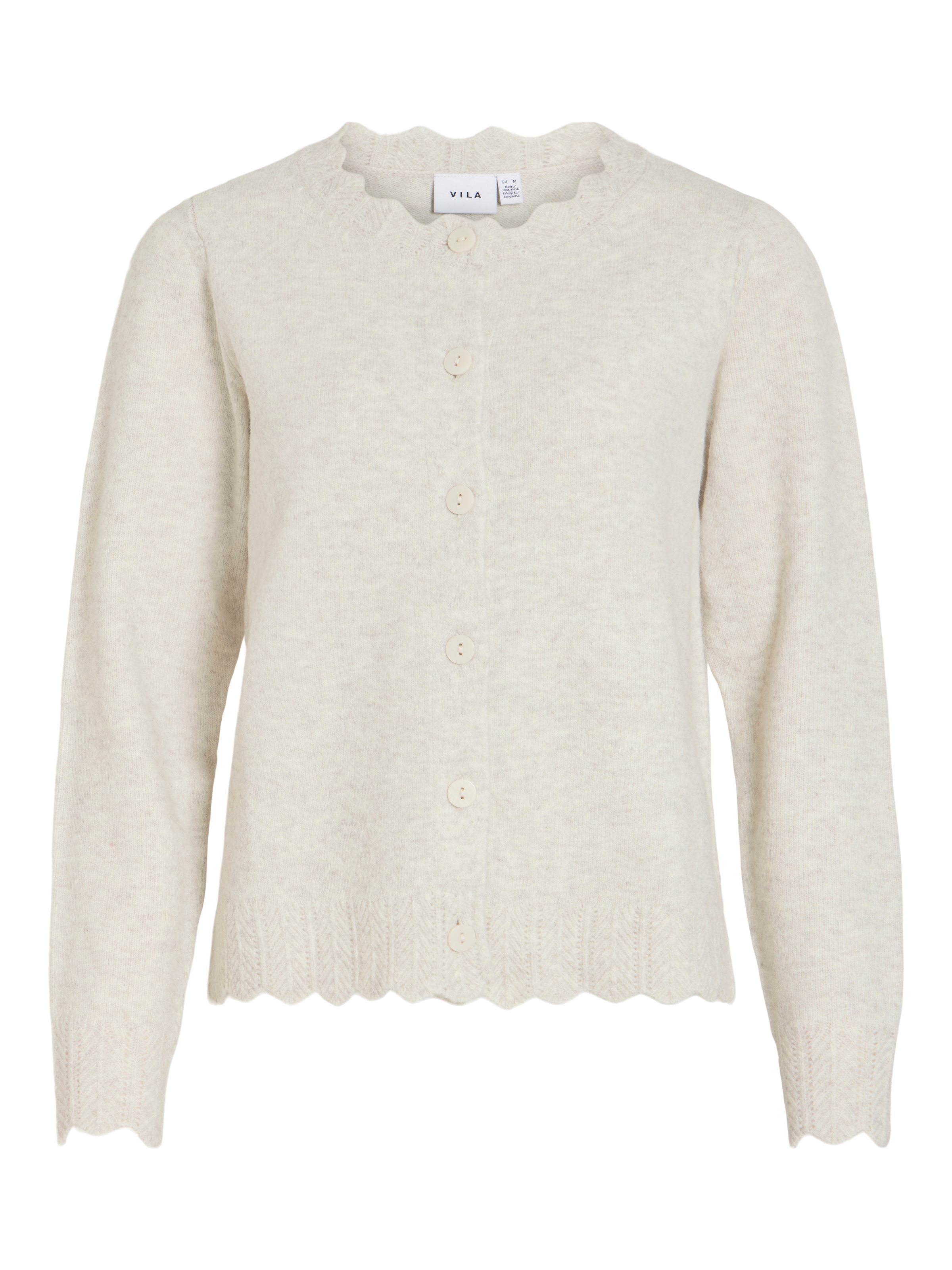Vila Veste en tricot »VINIKOLINA L/S O-NECK KNIT CARDIGAN-NOOS« Mélange de matières, stretch, coupe régulière