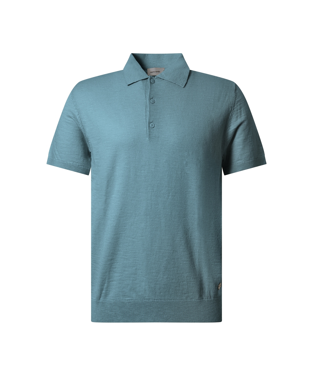 Pierre Cardin Poloshirt »Polo Strick« Regular Fit, Kurzarm, 3-Knopf-Form