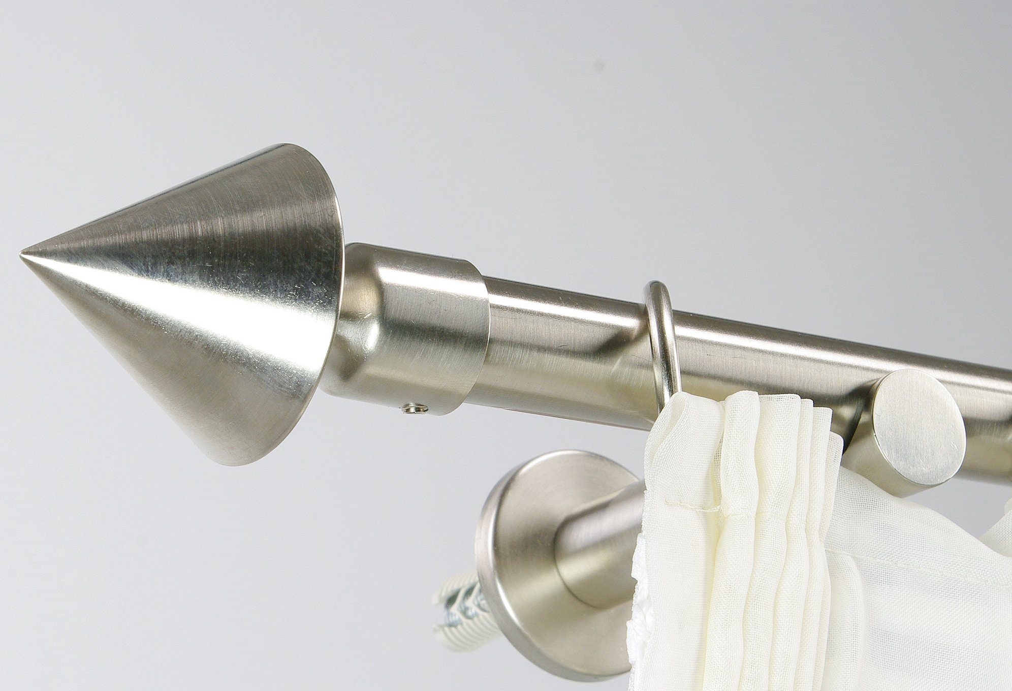Liedeco Gardinenstange »Kegel« Ø 20 mm 1 läufig-läufig Fixmass