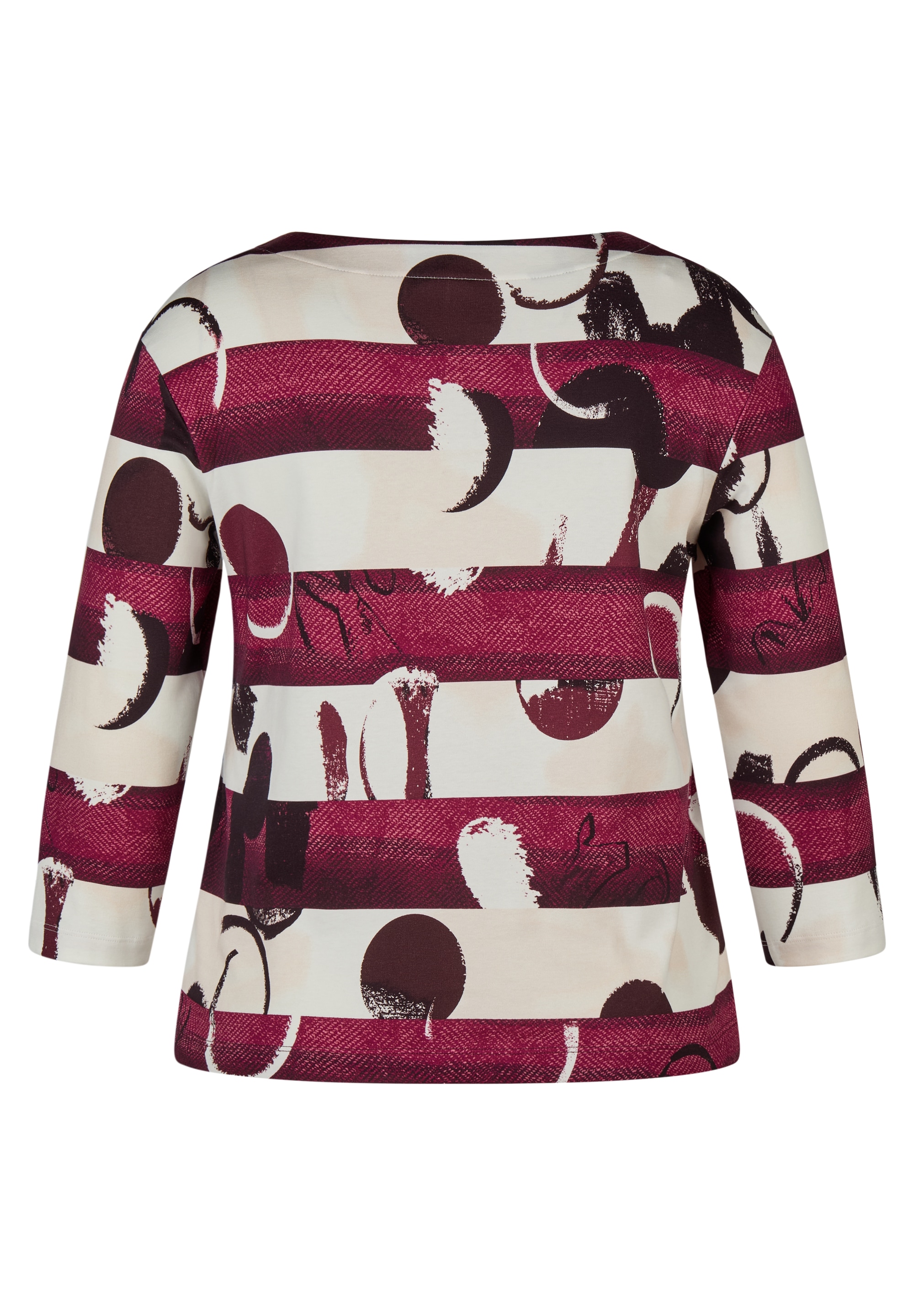 Rabe T-shirt à manches 3/4 avec motif graphique