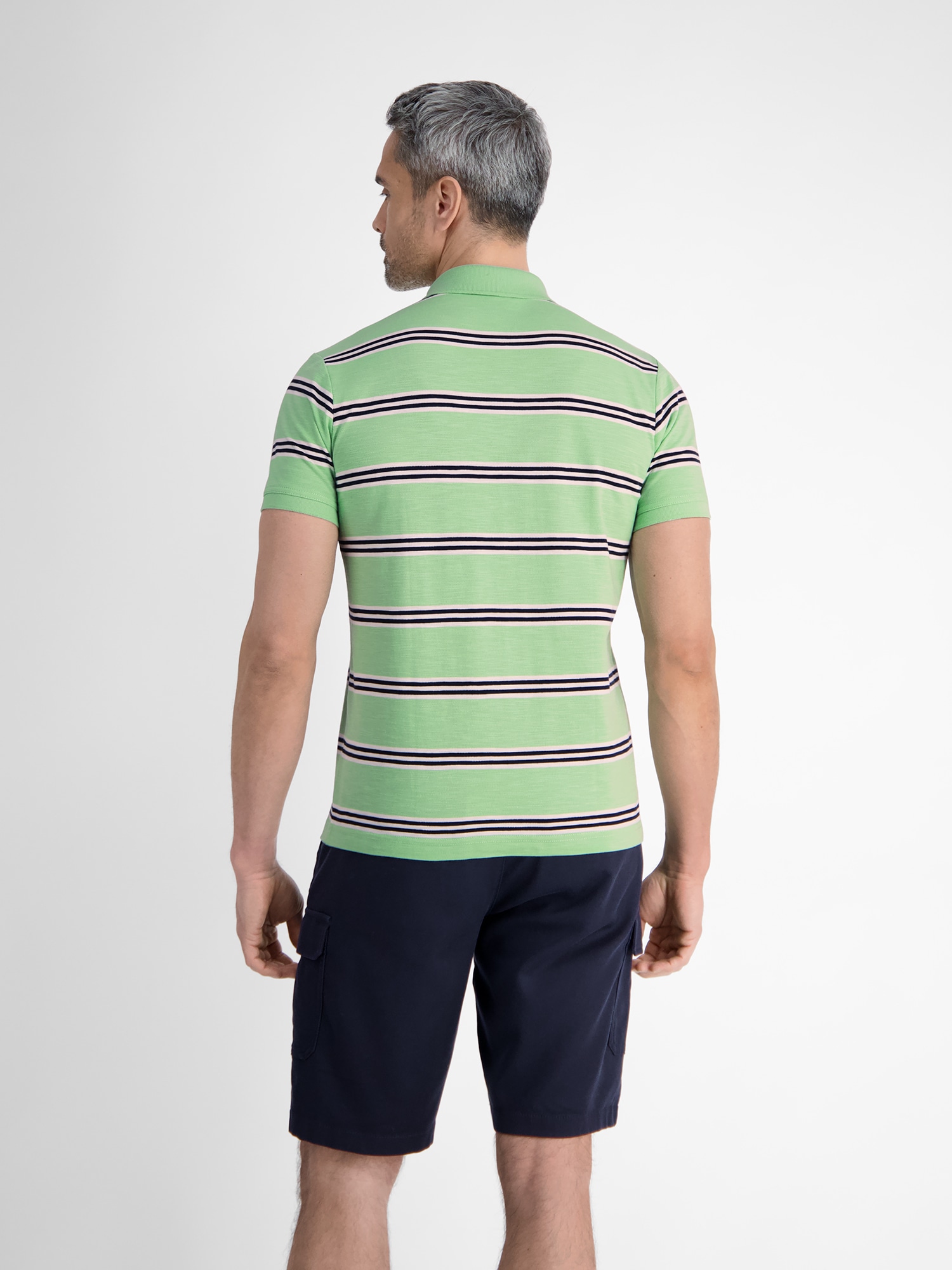LERROS Polo »Herren Poloshirt in Rugby-Optik«