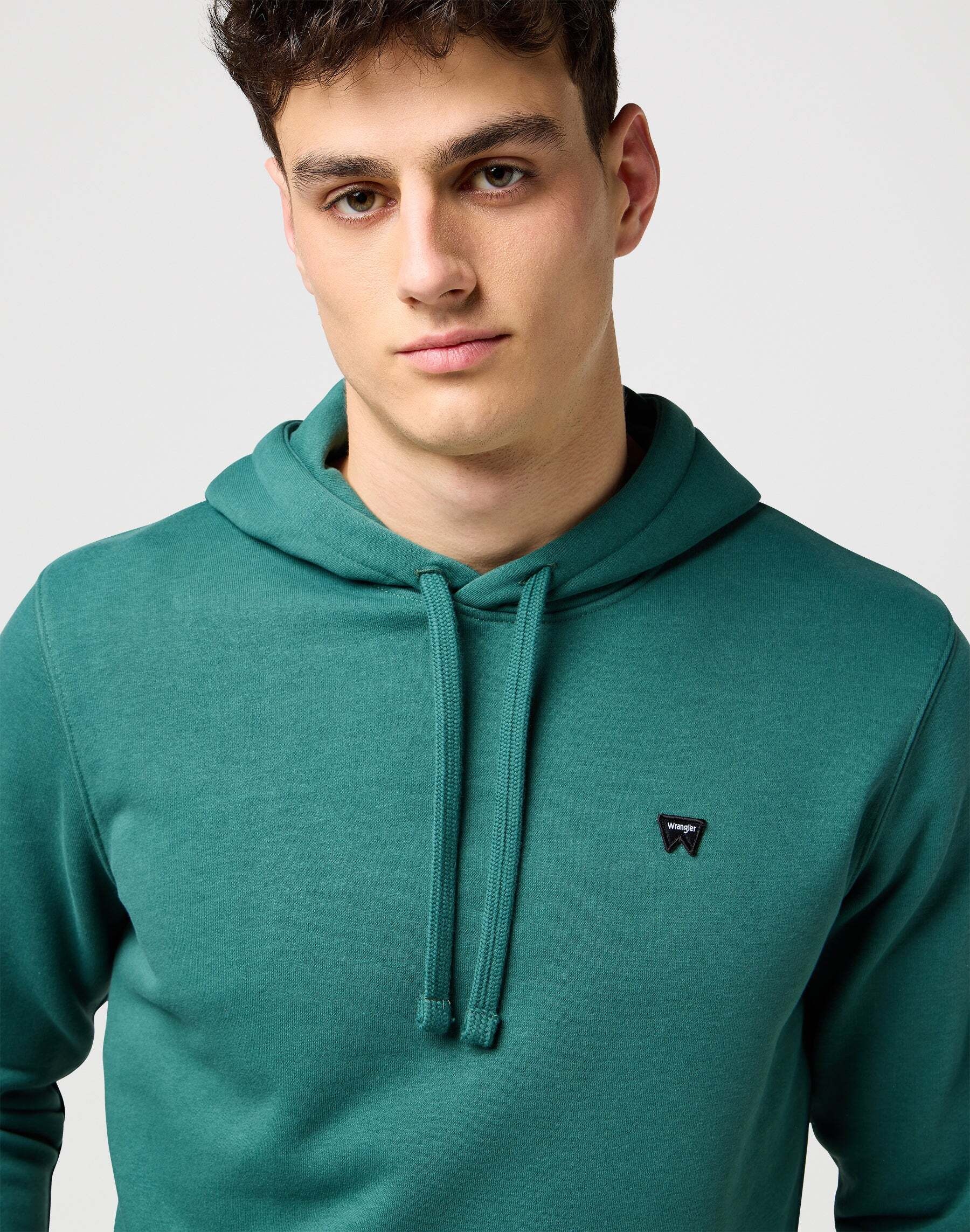 Wrangler Pull à capuche »WRANGLER Kapuzenpullover Sign Off Hoodie«

