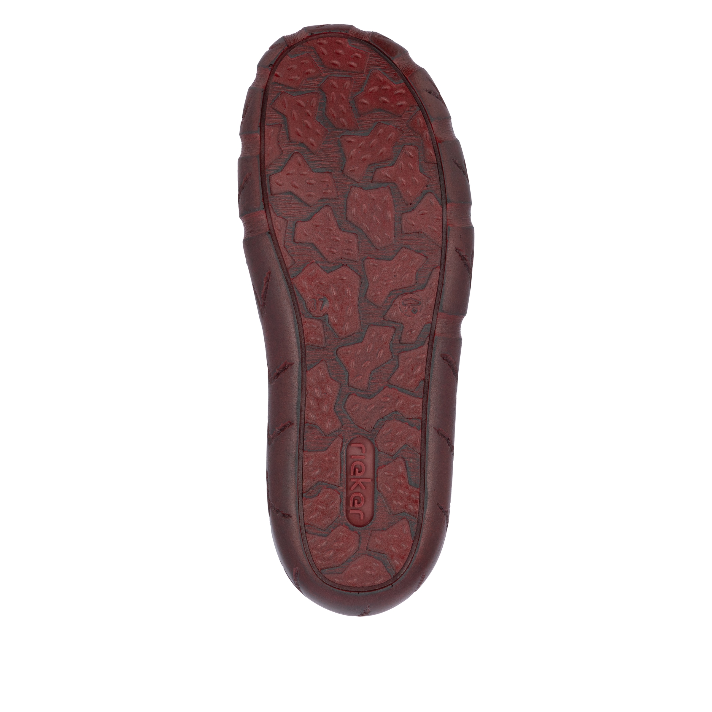 Rieker Sneakers  chaussure à lacets, chaussure basse, chaussure de loisirs avec surpiqûres décoratives