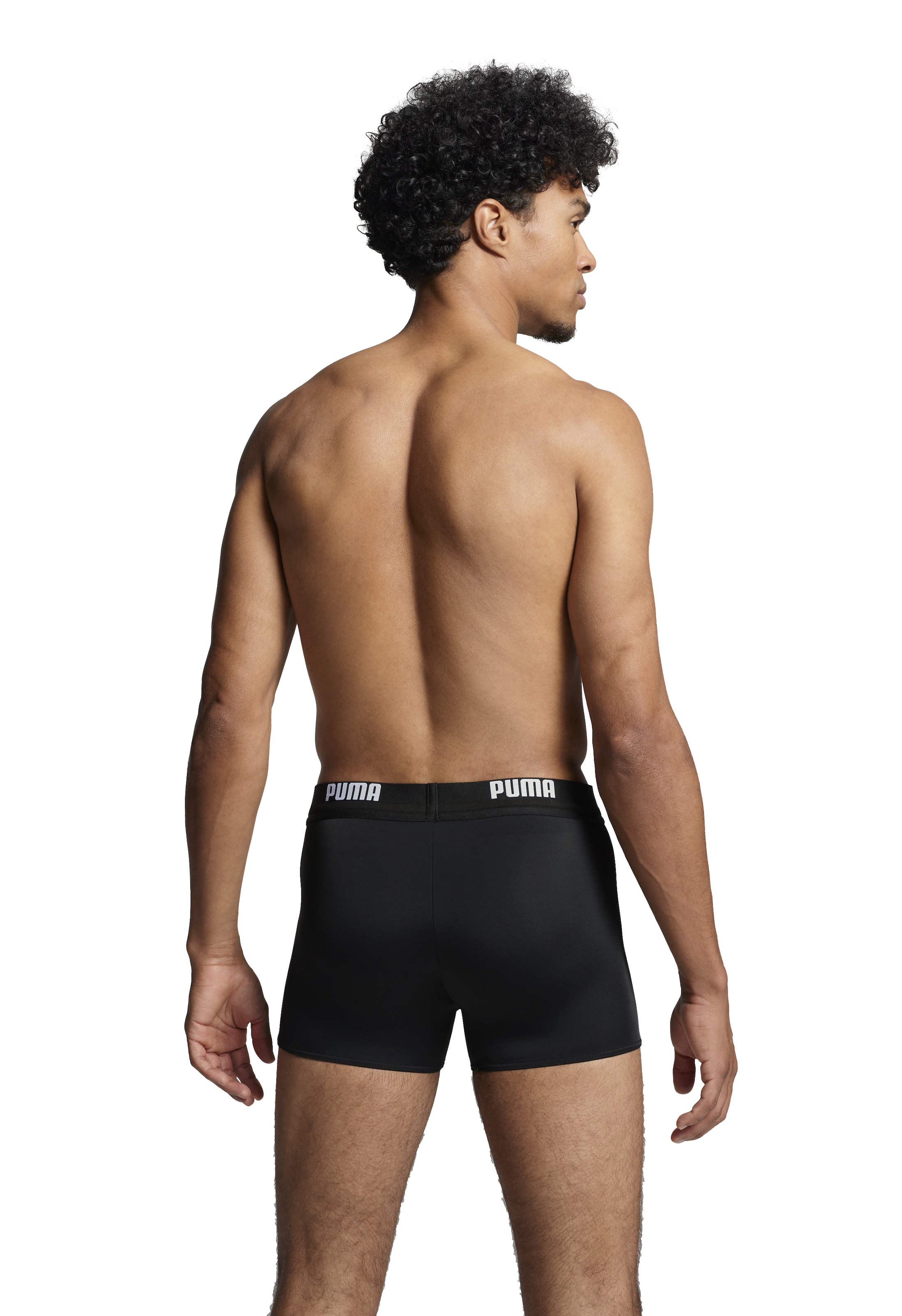 PUMA Maillot de bain »PUMA SWIM MEN LOGO TRUNKS« elastischer Logobund mit integriertem Kordelzug
