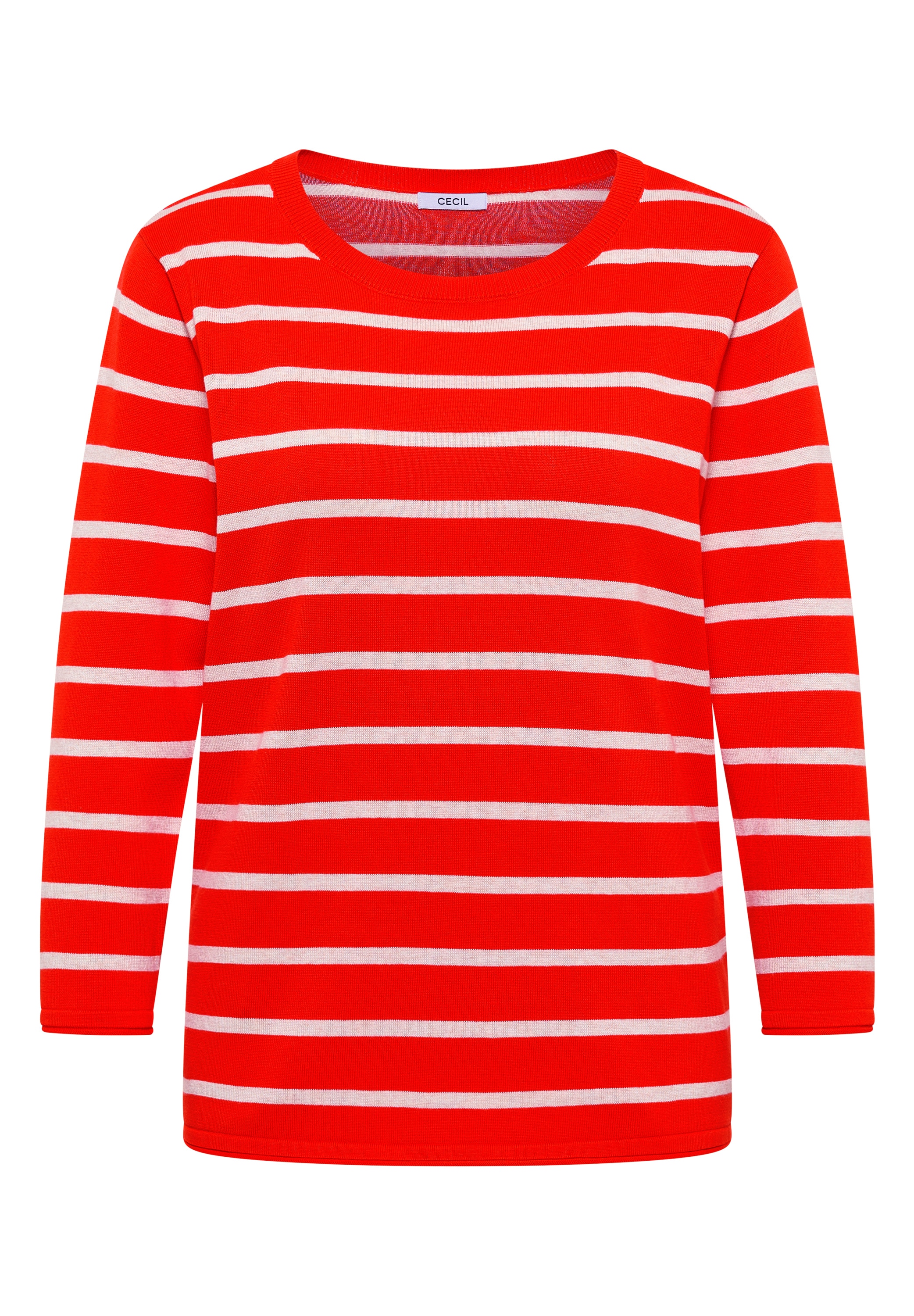 Cecil Pull en tricot im Streifen-Look, 3/4-Arm