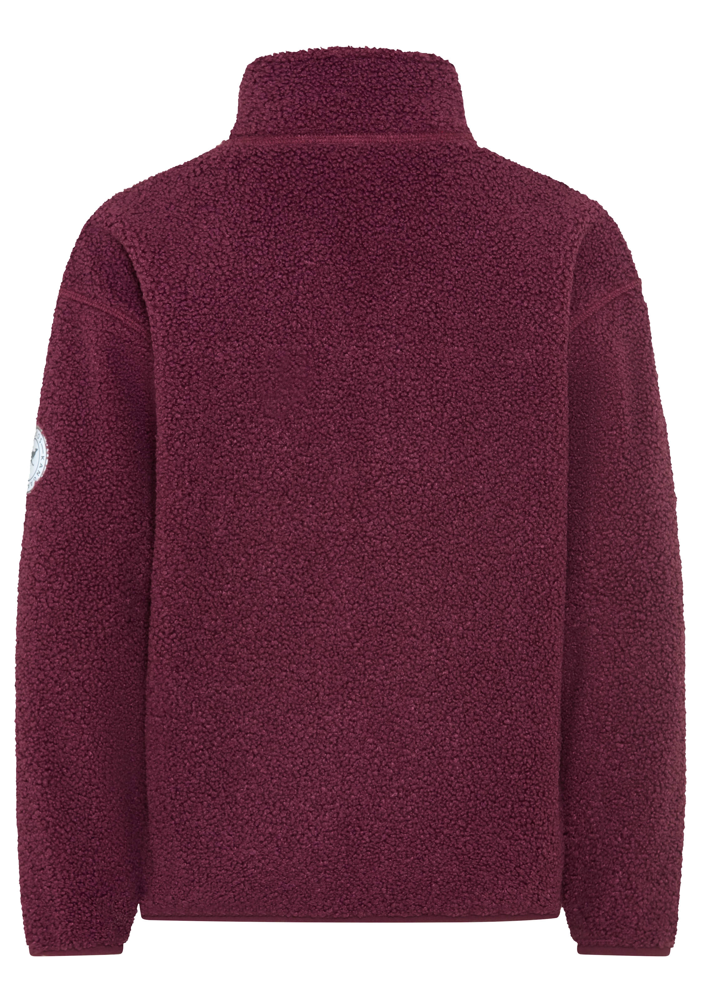 KangaROOS Sweatjacke »Fleecejacke, Kuschel-Jacke mit reflektierendem KangaROOS Badge« Weiche Teddyplüsch-Jacke, perfekt zum Überziehen