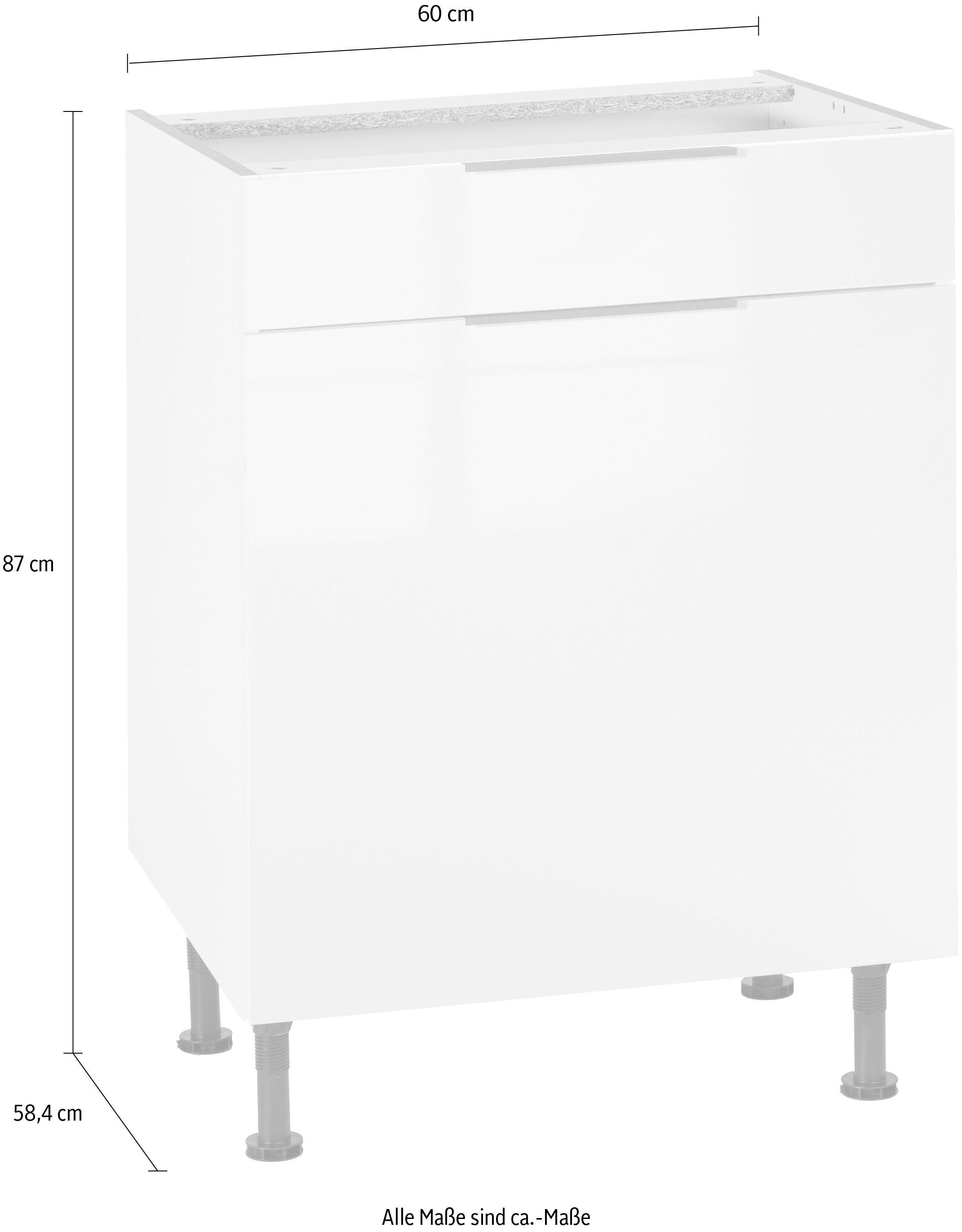 OPTIFIT Unterschrank »Tara« mit Vollauszug und Soft-Close-Funktion, Breite 60 cm