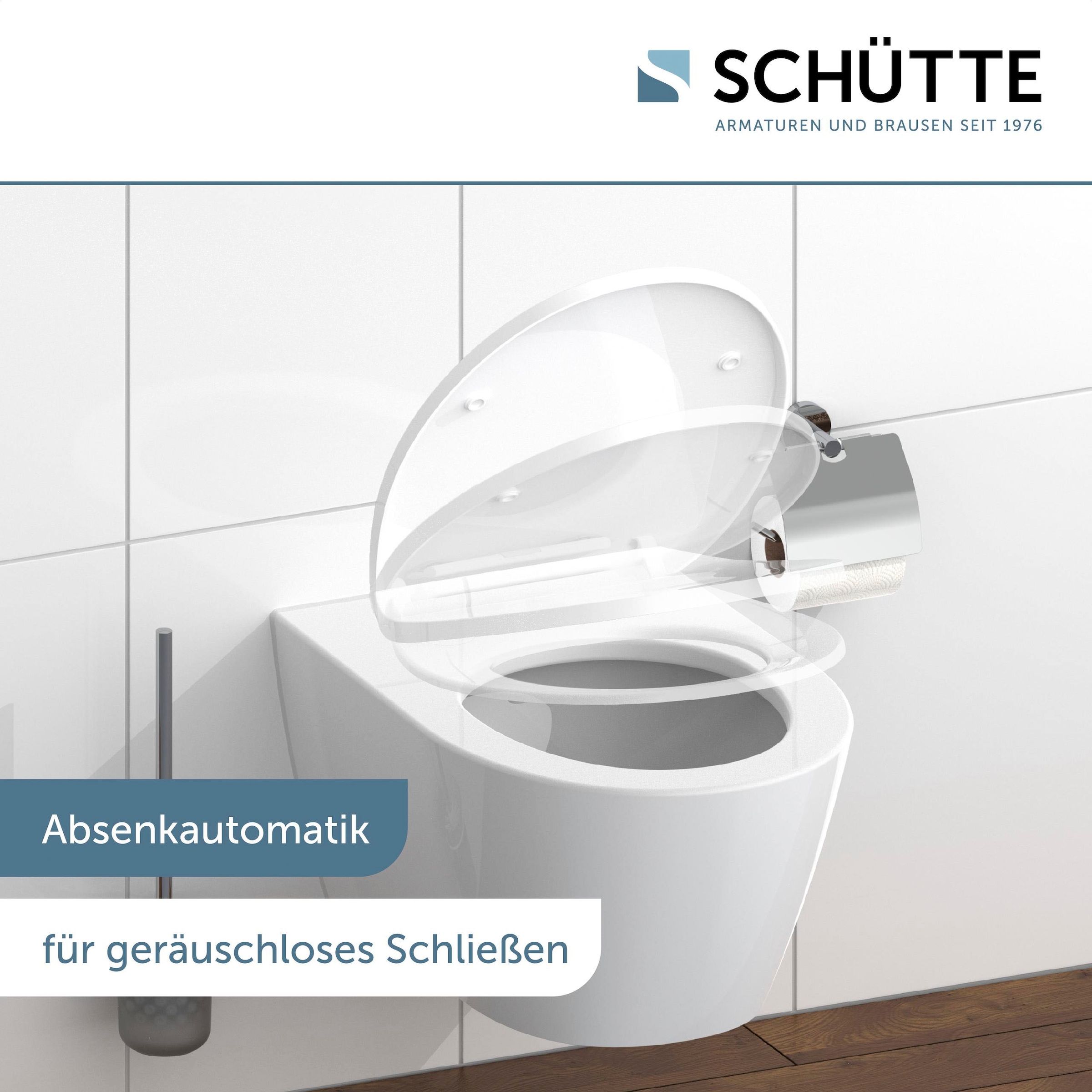 Schütte WC-Sitz mit LED, Absenkautomatik, Schnellverschluss