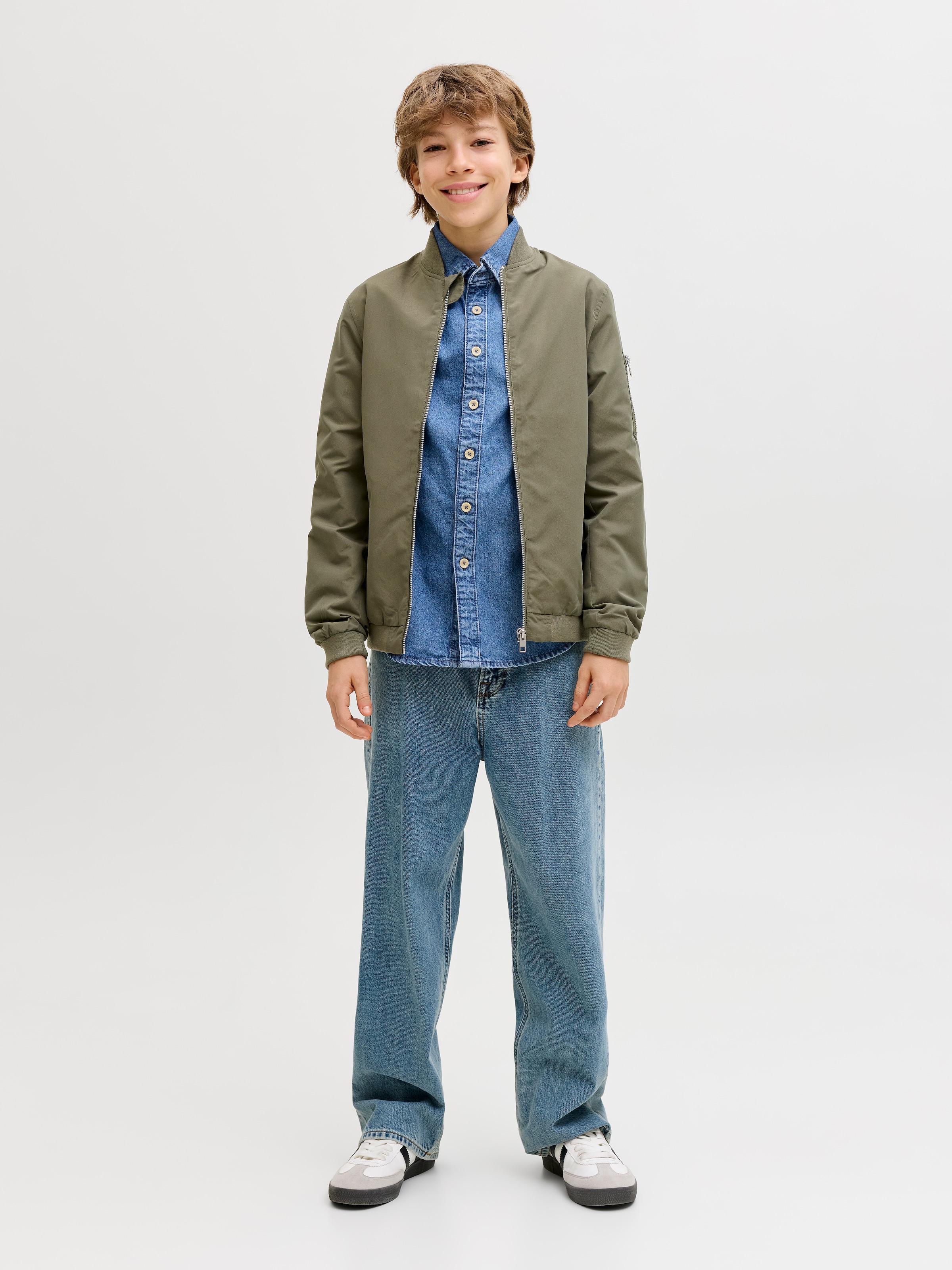 Jack & Jones Junior Jeanshemd »JJESTANLEY JJSHIRT AT 021 NOOS JNR«