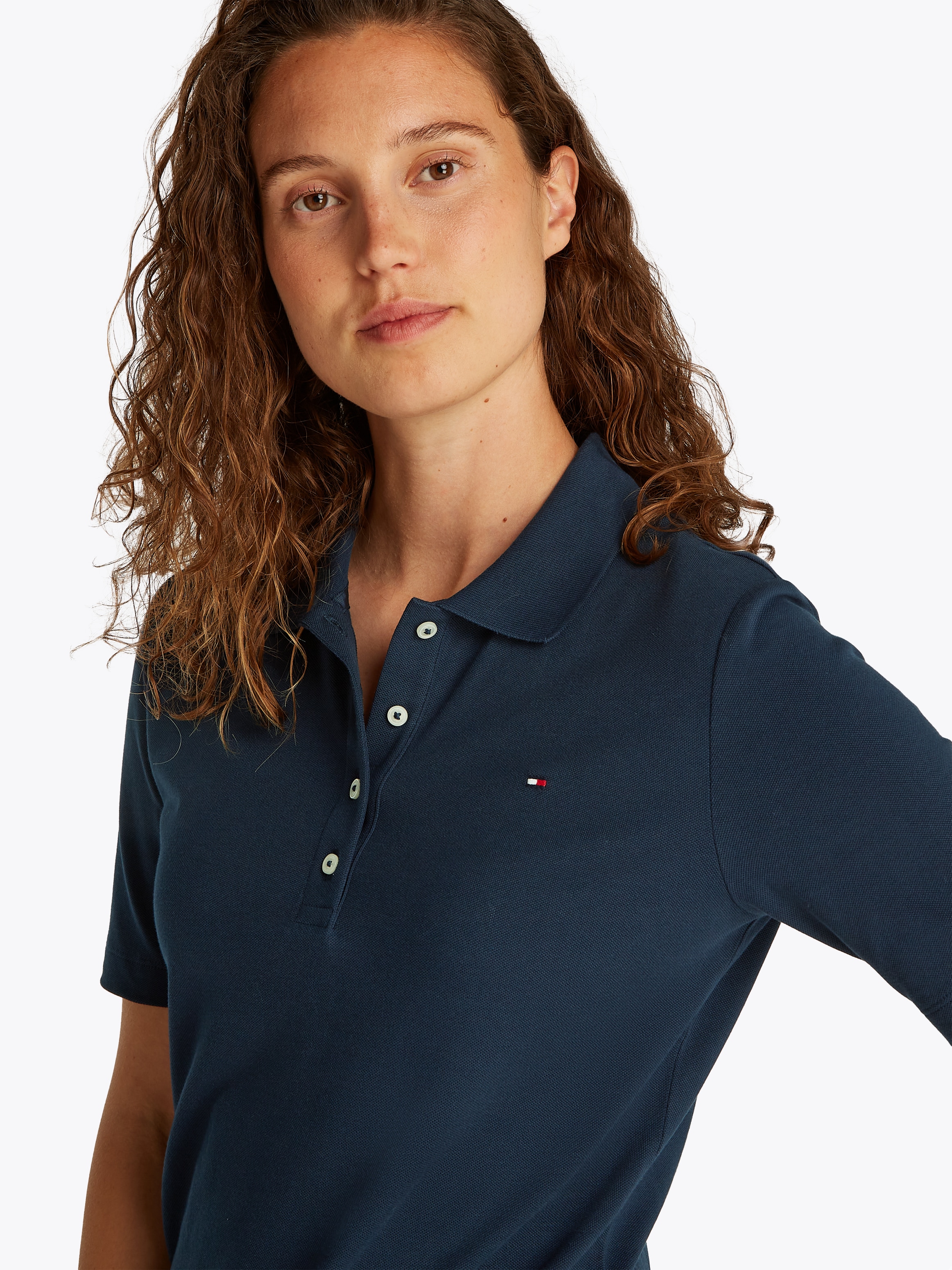 Tommy Hilfiger Poloshirt »Regular Fit Pique Premium Polo« Baumwollmischung, regular fit