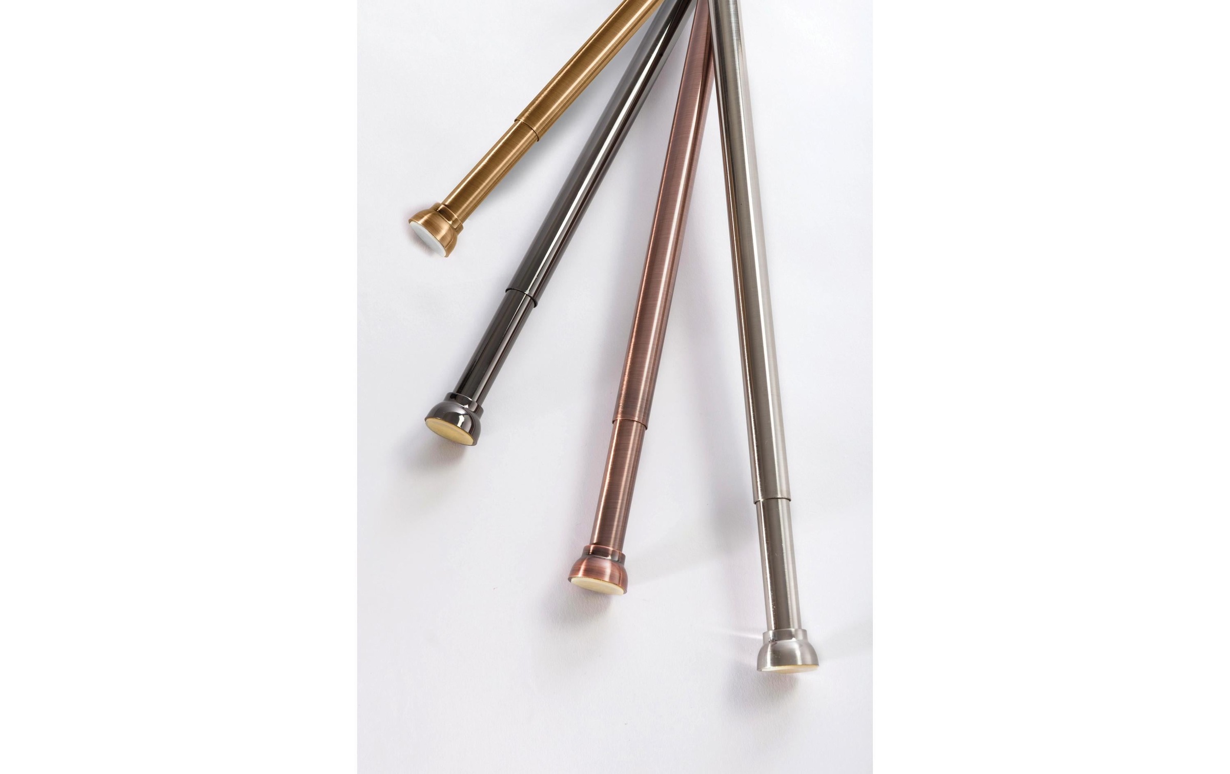 spirella Duschvorhangstange »Kreta 75/125 x 2,1 cm« Ø 21 mm 1 läufig-läufig Ohne Bohren