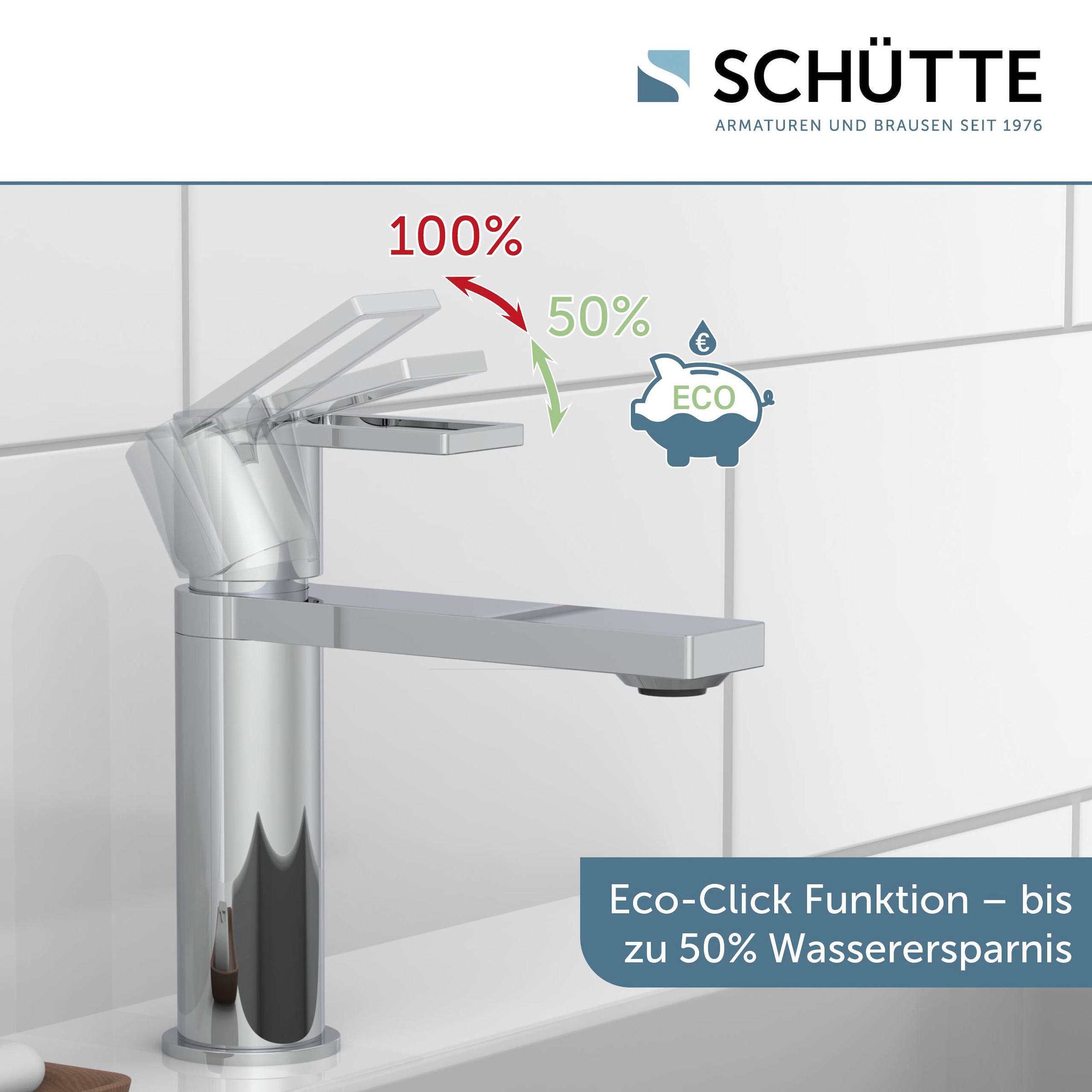 Schütte Robinet de lavabo »MANHATTAN« Protection contre les brûlures, économie d'eau, buse de marque
