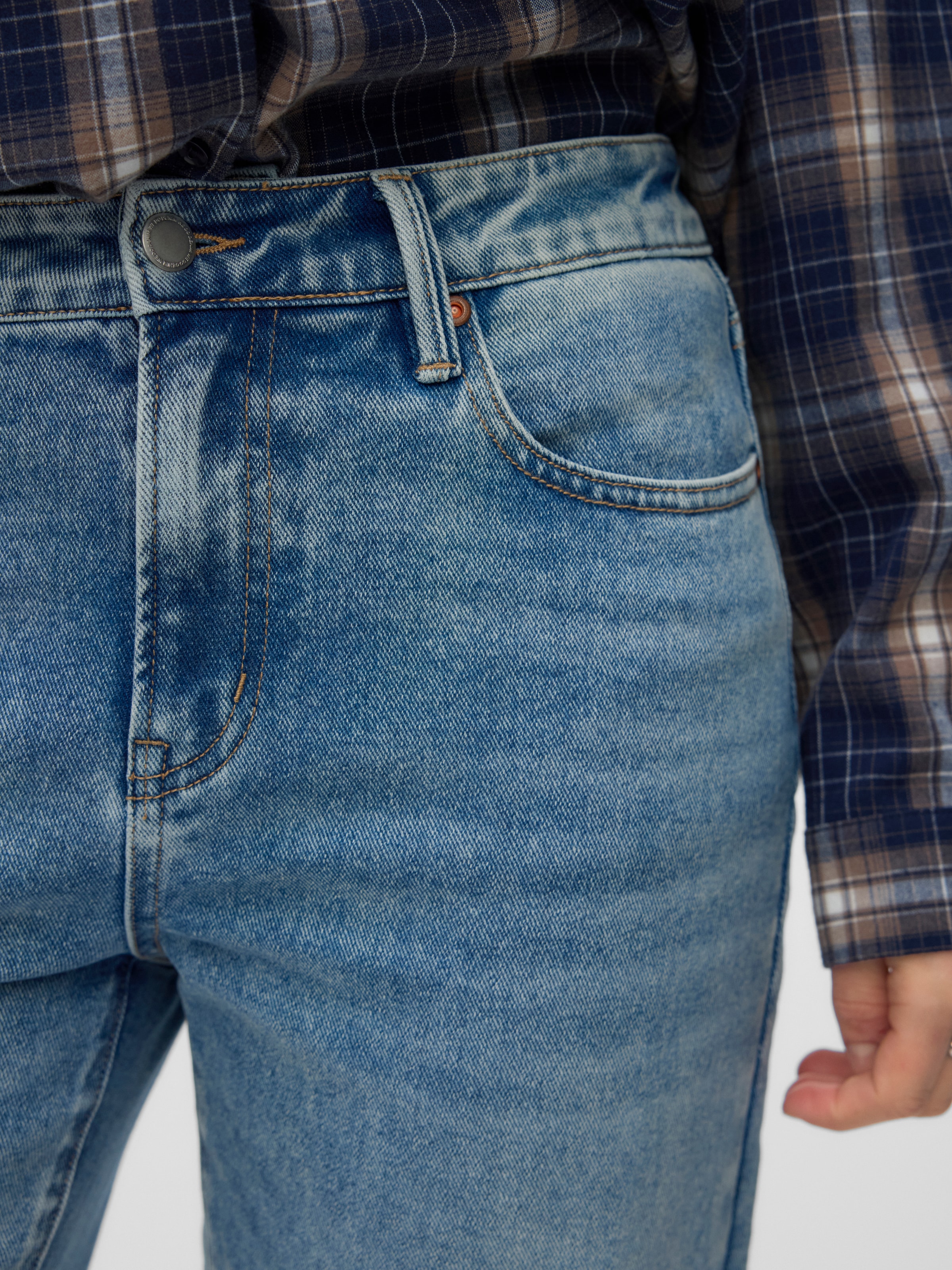 Vero Moda Jeans droit »VMALLISON MR STRAIGHT DNM JEANS SI3100« Baumwollmischung, straight fit