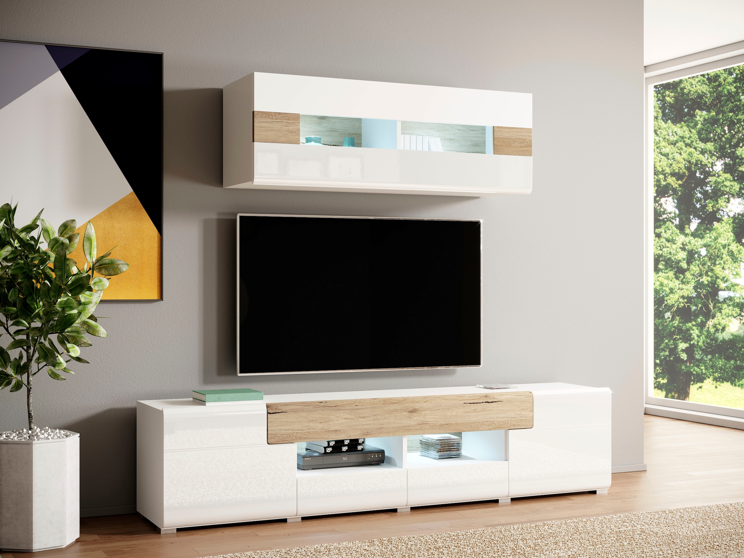 GOODproduct Meuble mural »Toledo« 2 cuis tlg.