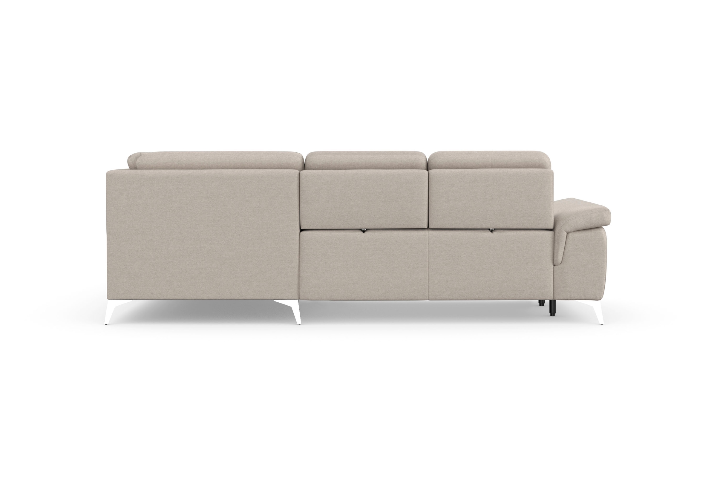 sit&more Canapé d'angle »Padua L-Form« inklusive Sitztiefenverstellung, Armteilfunktion und Federkern