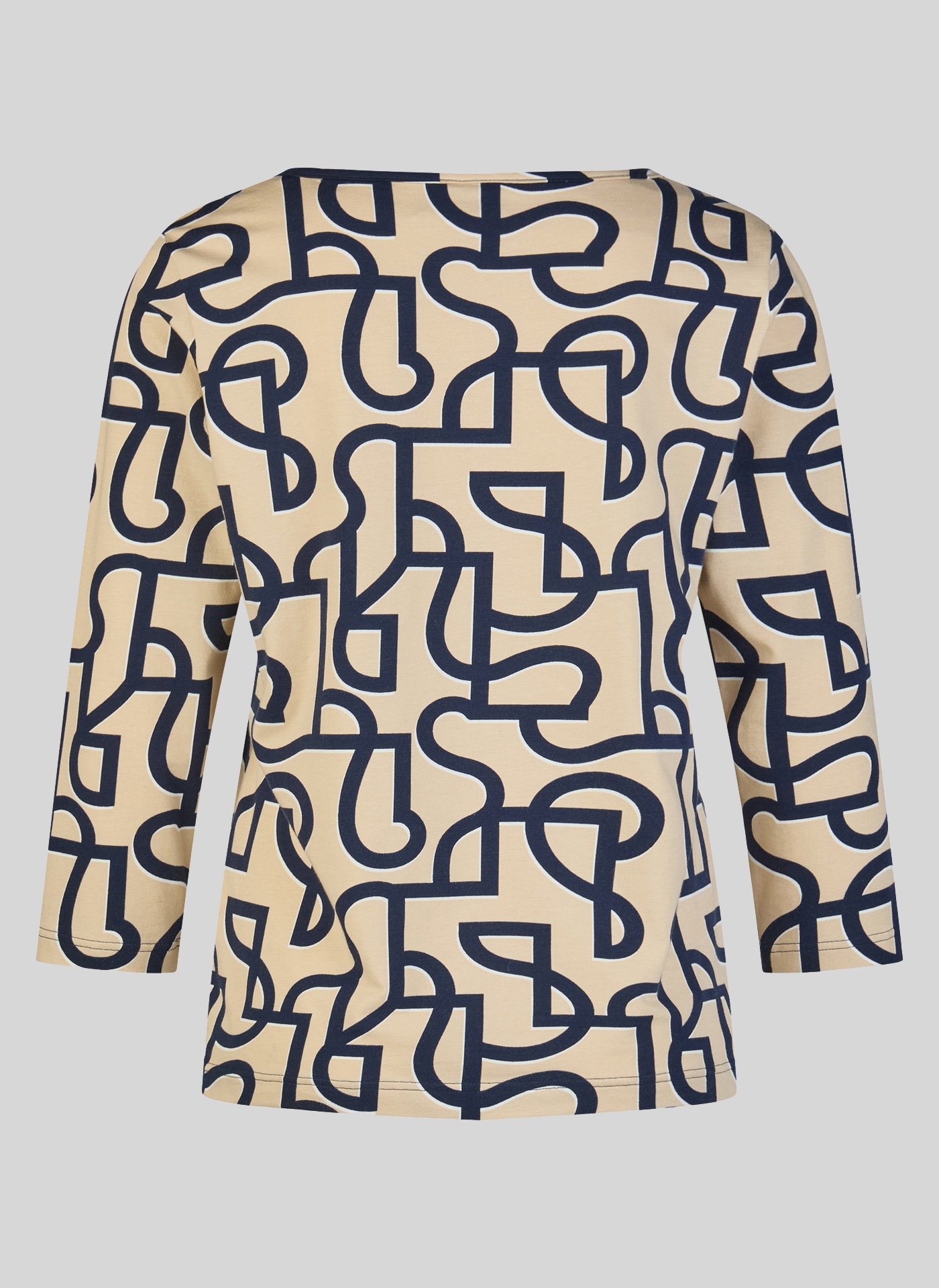 Rabe T-shirt à manches 3/4 avec imprimé intégral