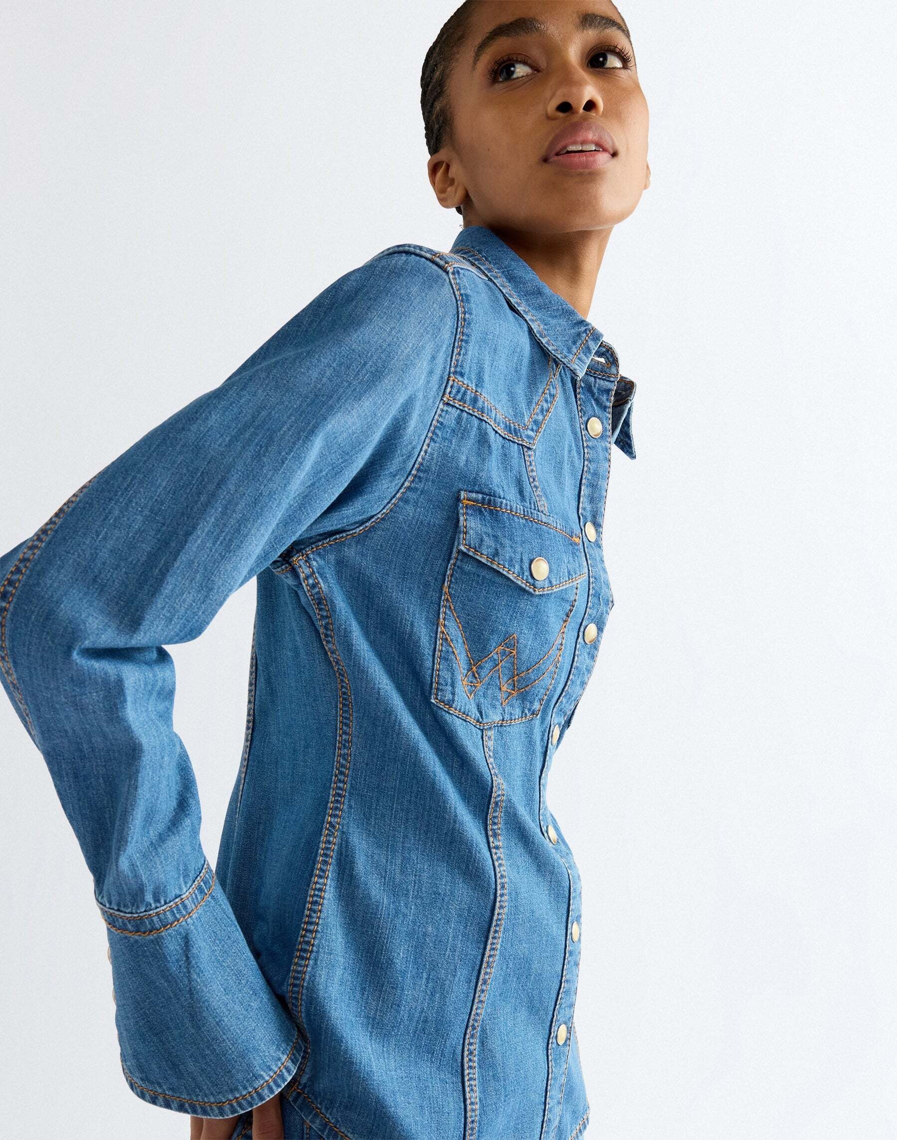 Wrangler Blouse en jean »WRANGLER Jeanshemd Super Western«