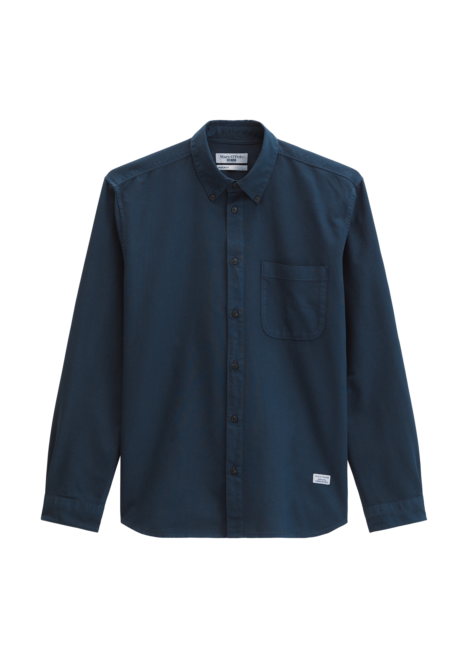 Marc O'Polo DENIM Chemise à manches longues Oxford-Hemd regular fit aus reiner Bio-Baumwolle