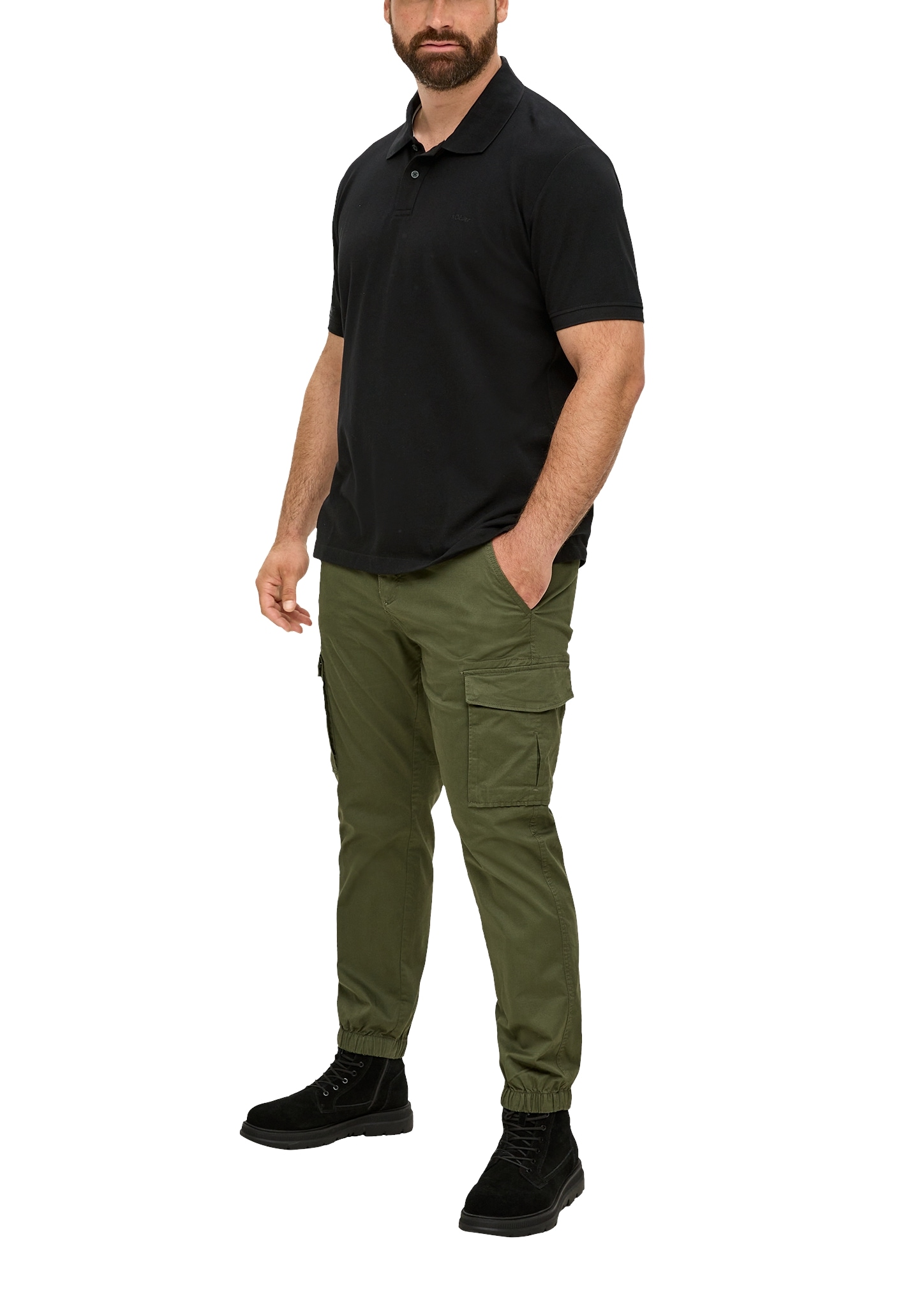 s.Oliver Men Big Sizes Poloshirt Kurzarm-Polo aus Baumwolle - Grosse Grössen