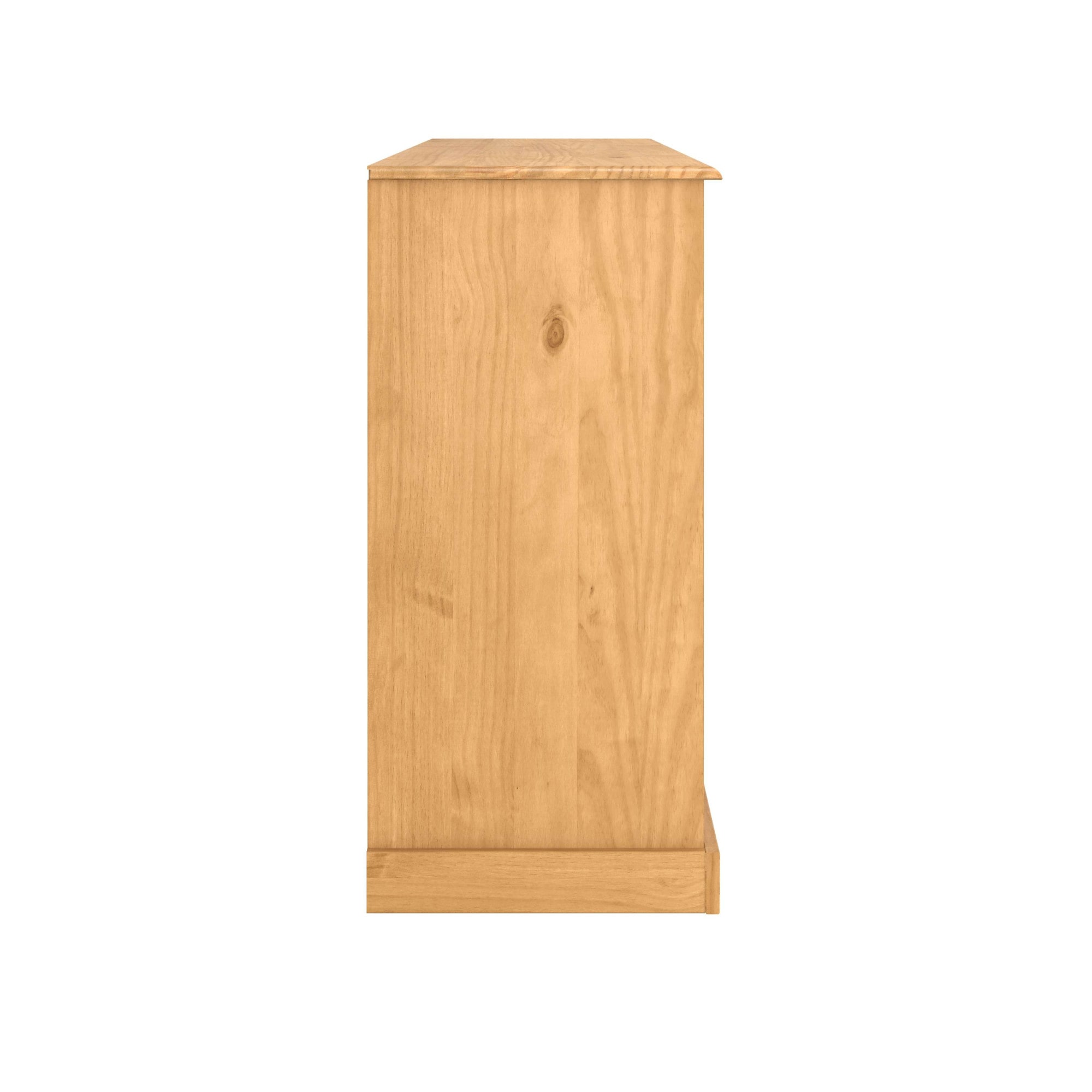 GOODproduct Sideboard »Turia, mit Lamellentüren« Kommode aus massivem Kiefernholz, FSC®, 4 Schubkasten, Breite 166 cm