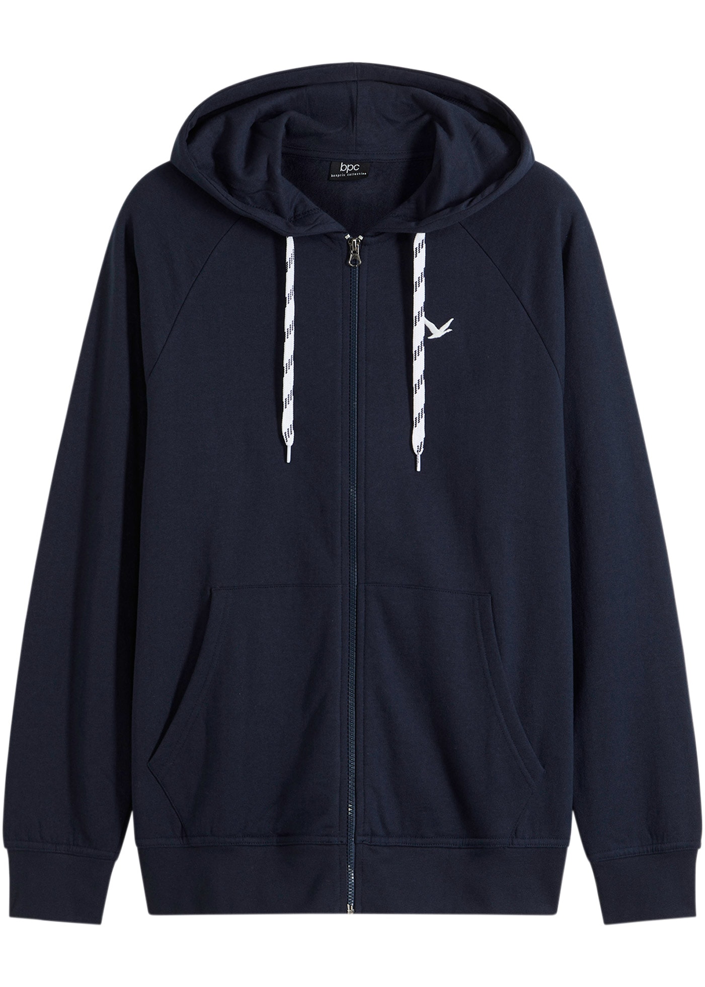 bonprix Sweat à capuche »Kapuzen-Sweatjacke mit Kontrastdetails«, Kapuzen-Sweatjacke mit Kontrastdetails
