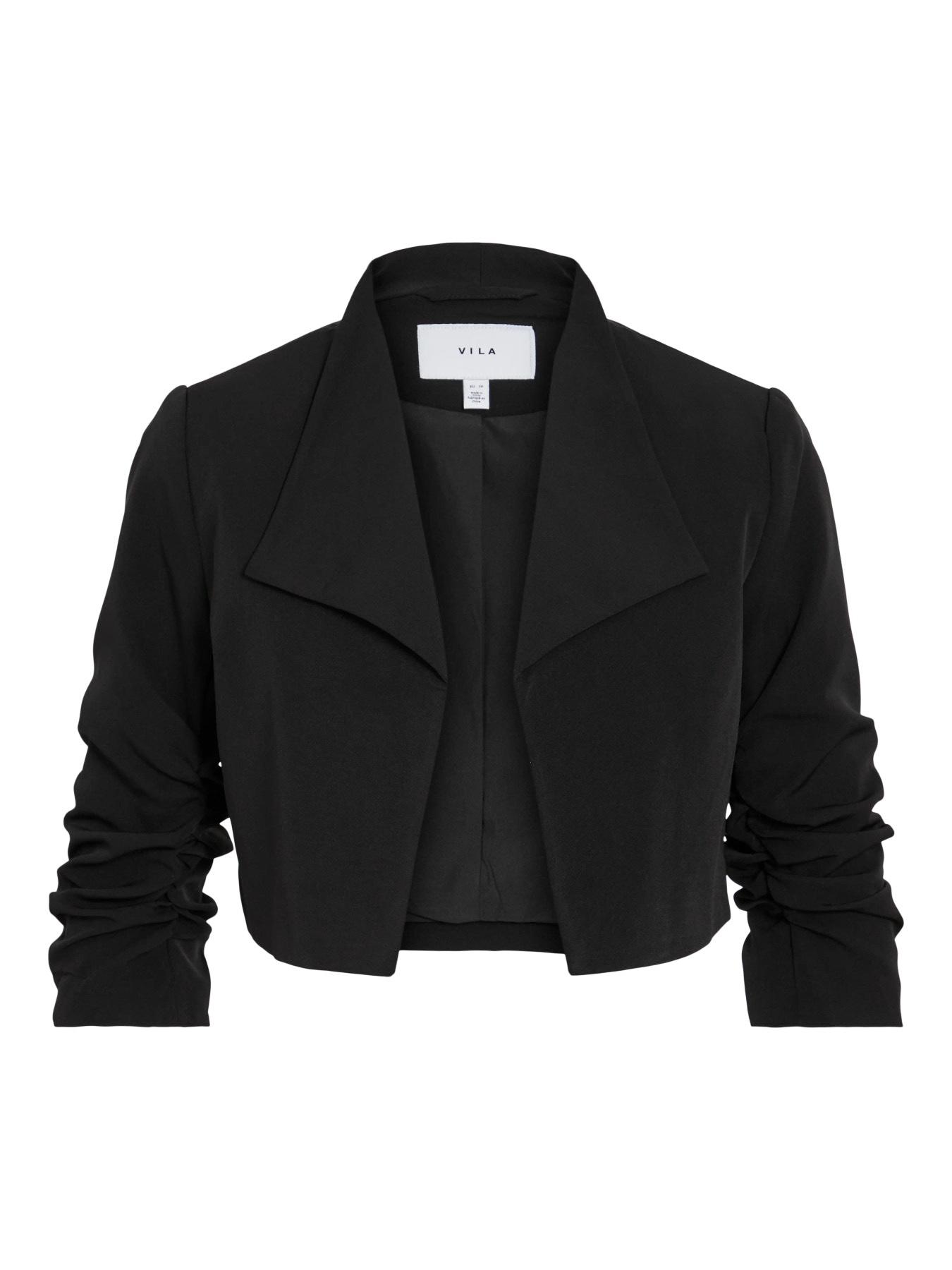Vila Blazer court »VIHER BIN CROPPED BLAZER - NOOS« Materialmix, loose fit