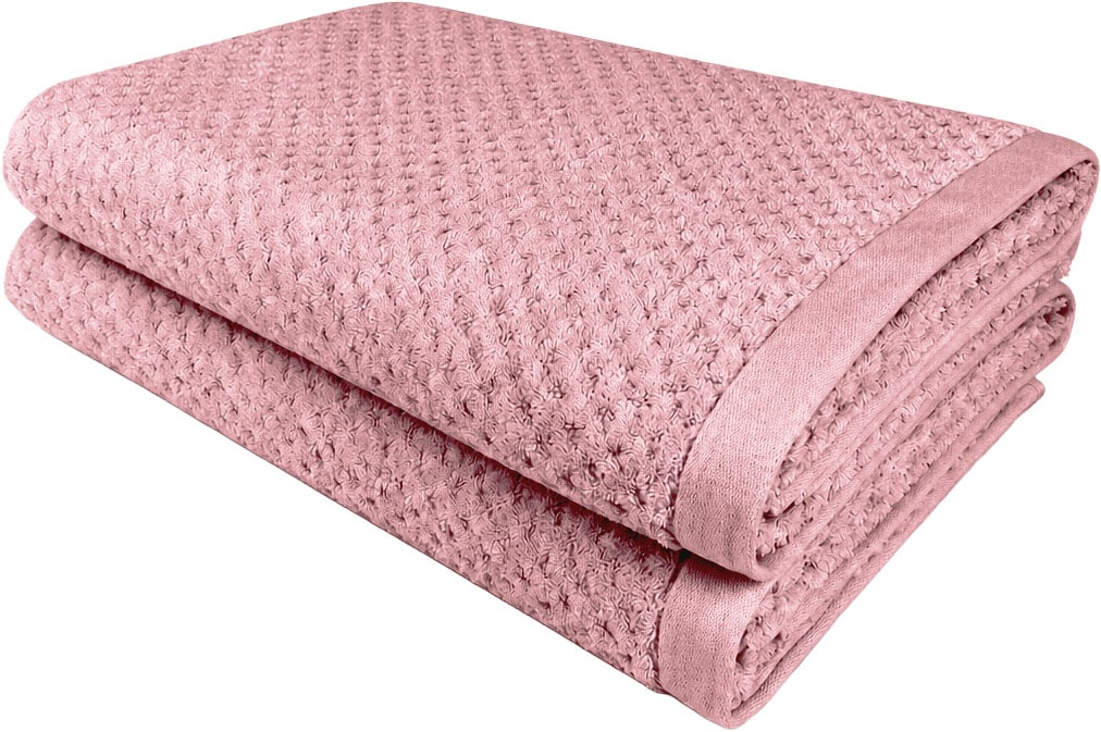 GOODproduct Serviette de sauna »Corrin, 2 Premium Saunatücher, 500 gr/m², 90x180cm« 100% coton, 500 gr/m², structuré, doux, garantie 5 ans