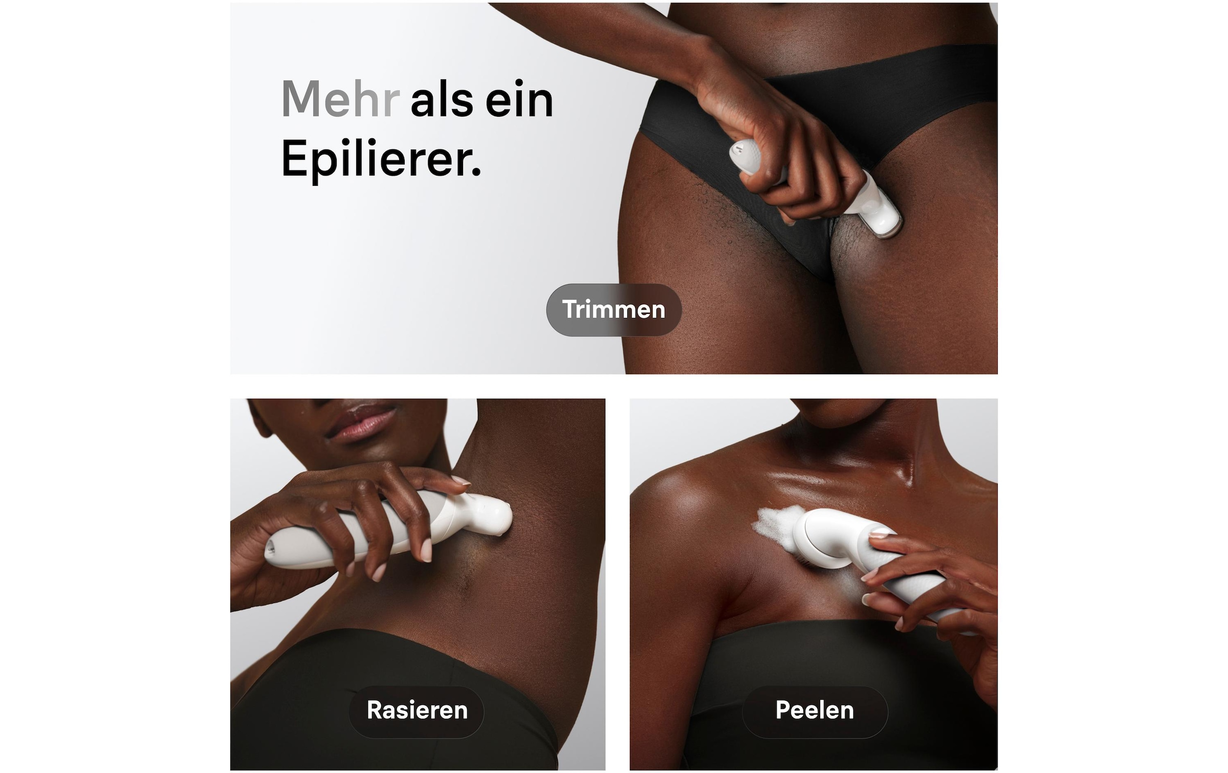 Braun Épilateur »Silk-épil 9 SES9-061« Wet & Dry, Rasieraufsatz, inkl. Trimmeraufsatz und Peelingbürste