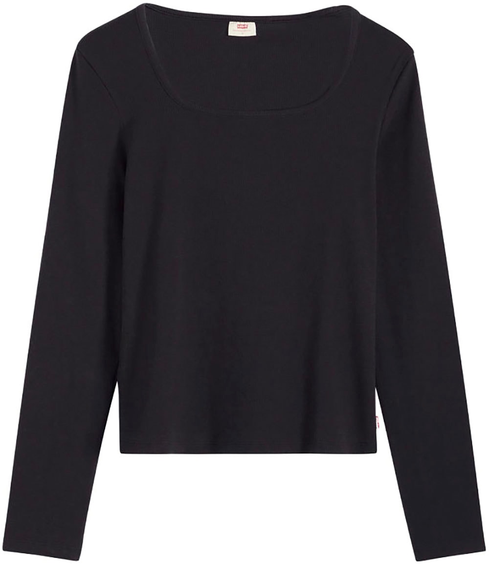 Levi's® T-shirt à manches longues »ESSENTIAL SQRD NECK LONG SLEEVE« mit eckigem Ausschnitt