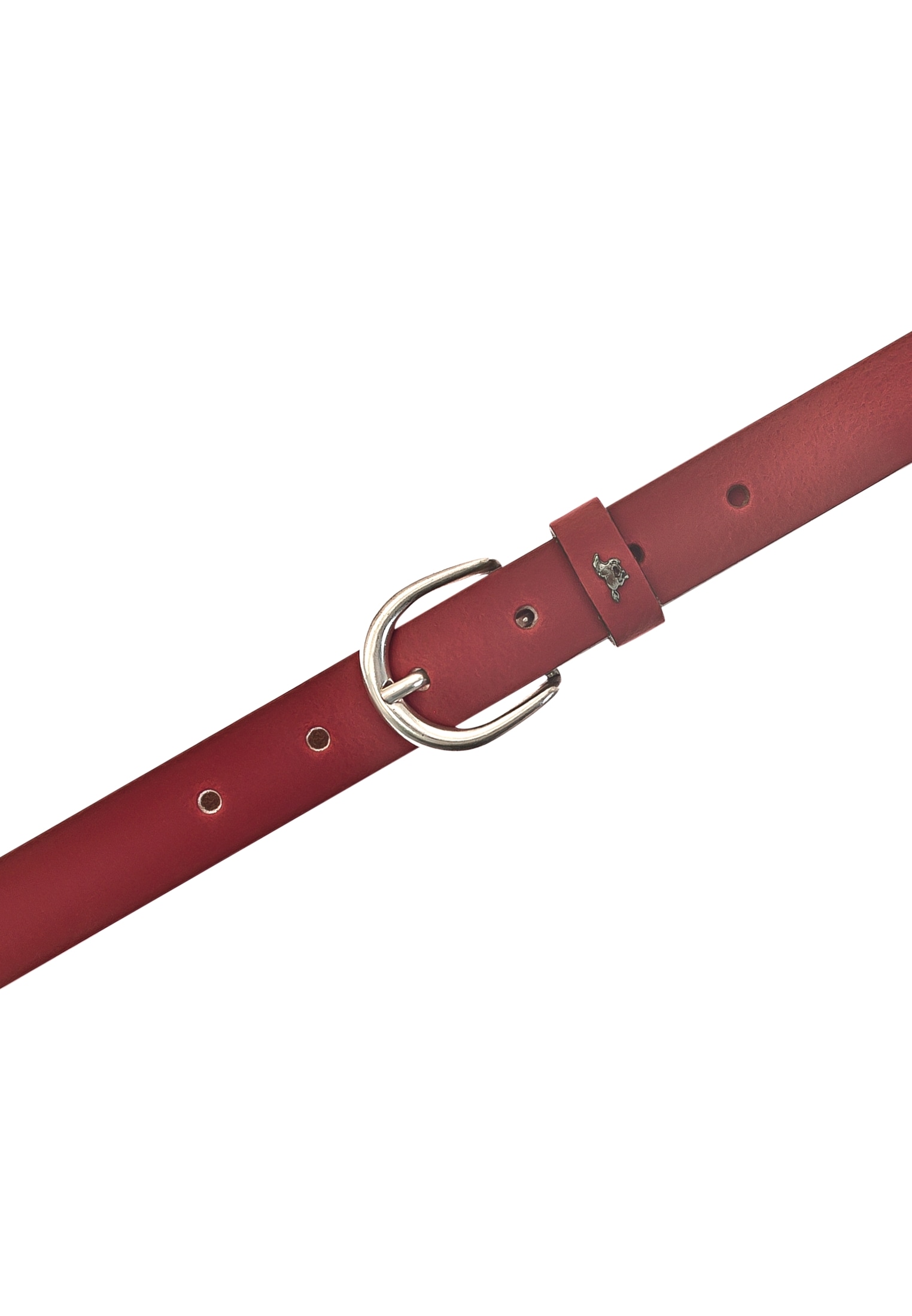 MUSTANG Ceinture en cuir »"Harper"« Cuir Pull-Up au caractère vintage, forme étroite, 2,5 cm