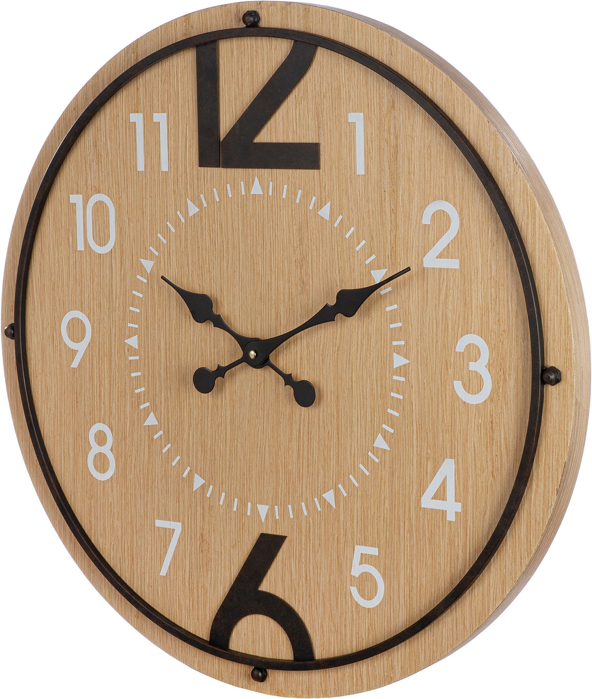 GILDE Horloge murale »Wanduhr rund Jonestown«