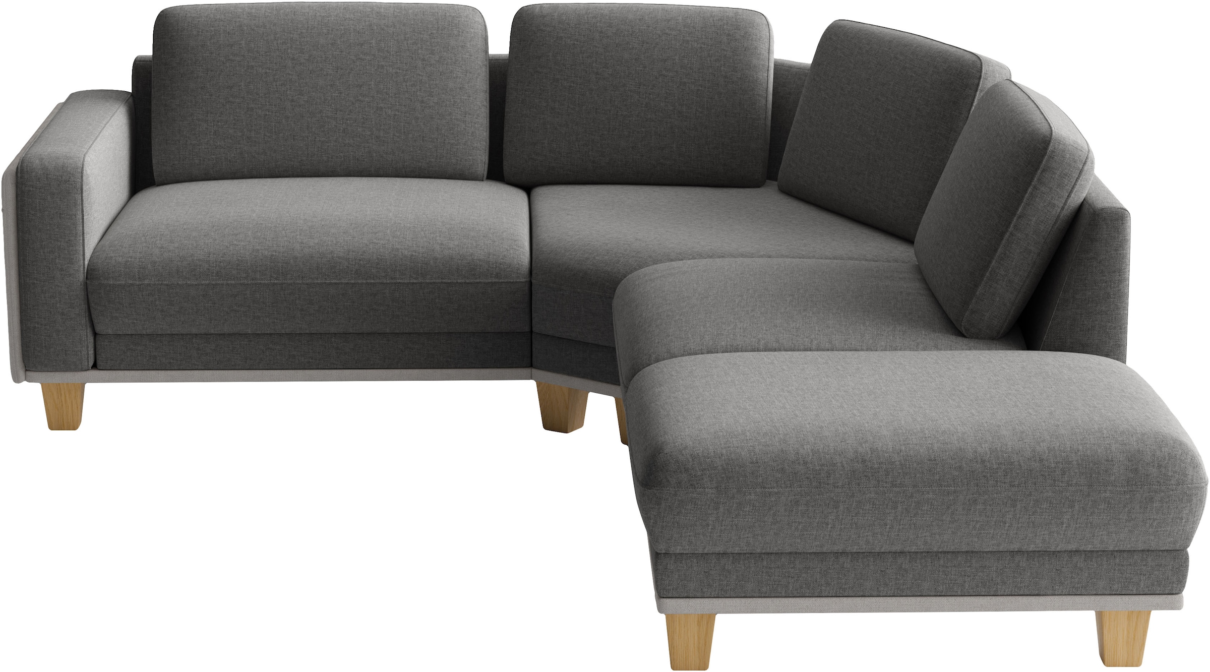 sit&more Ecksofa »Concept« Modernes Sofa in drei Fussfarben zur Auswahl
