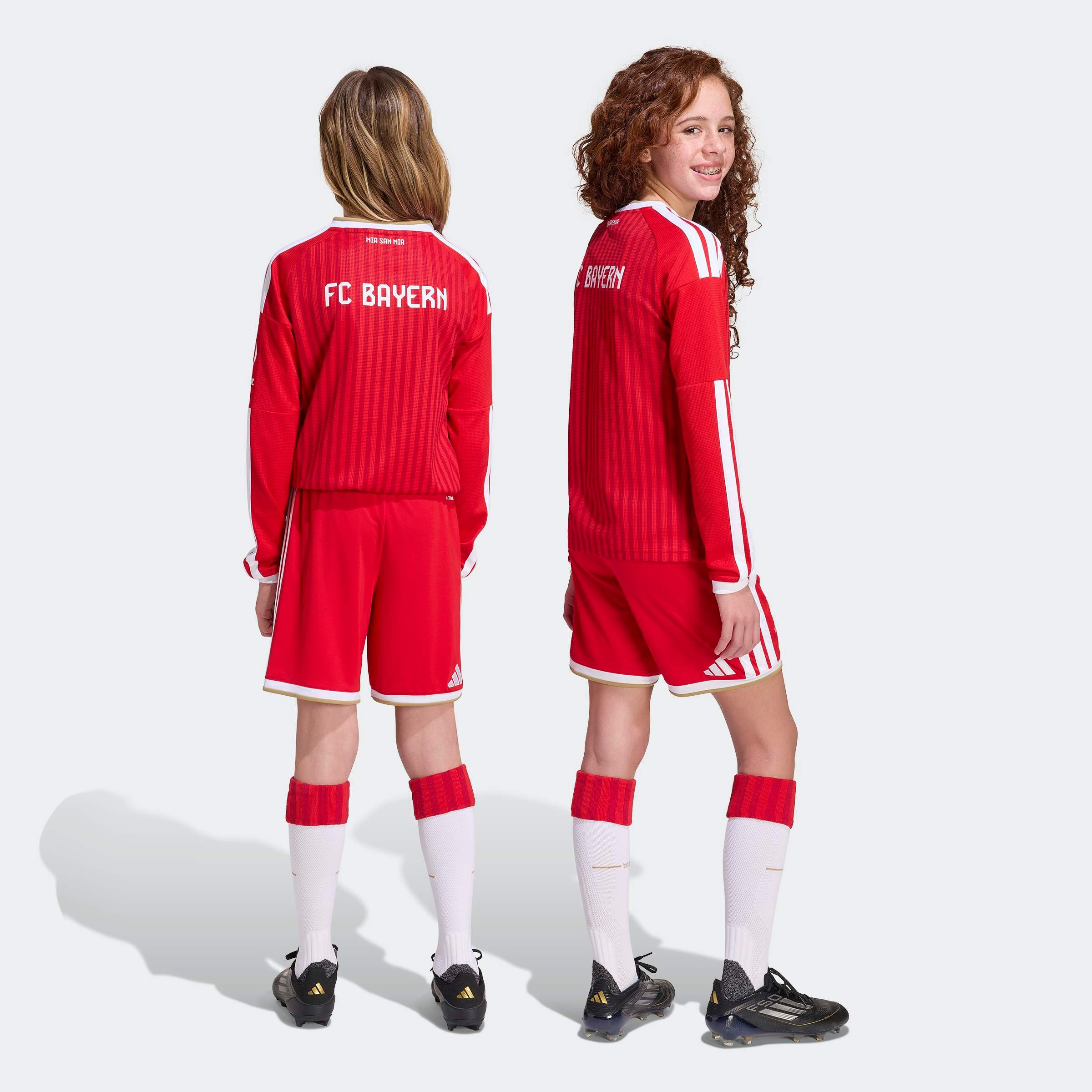 adidas Performance Maillot de foot »FCB H JSY YL« pour enfants, avec technologie Climacool®, col rond