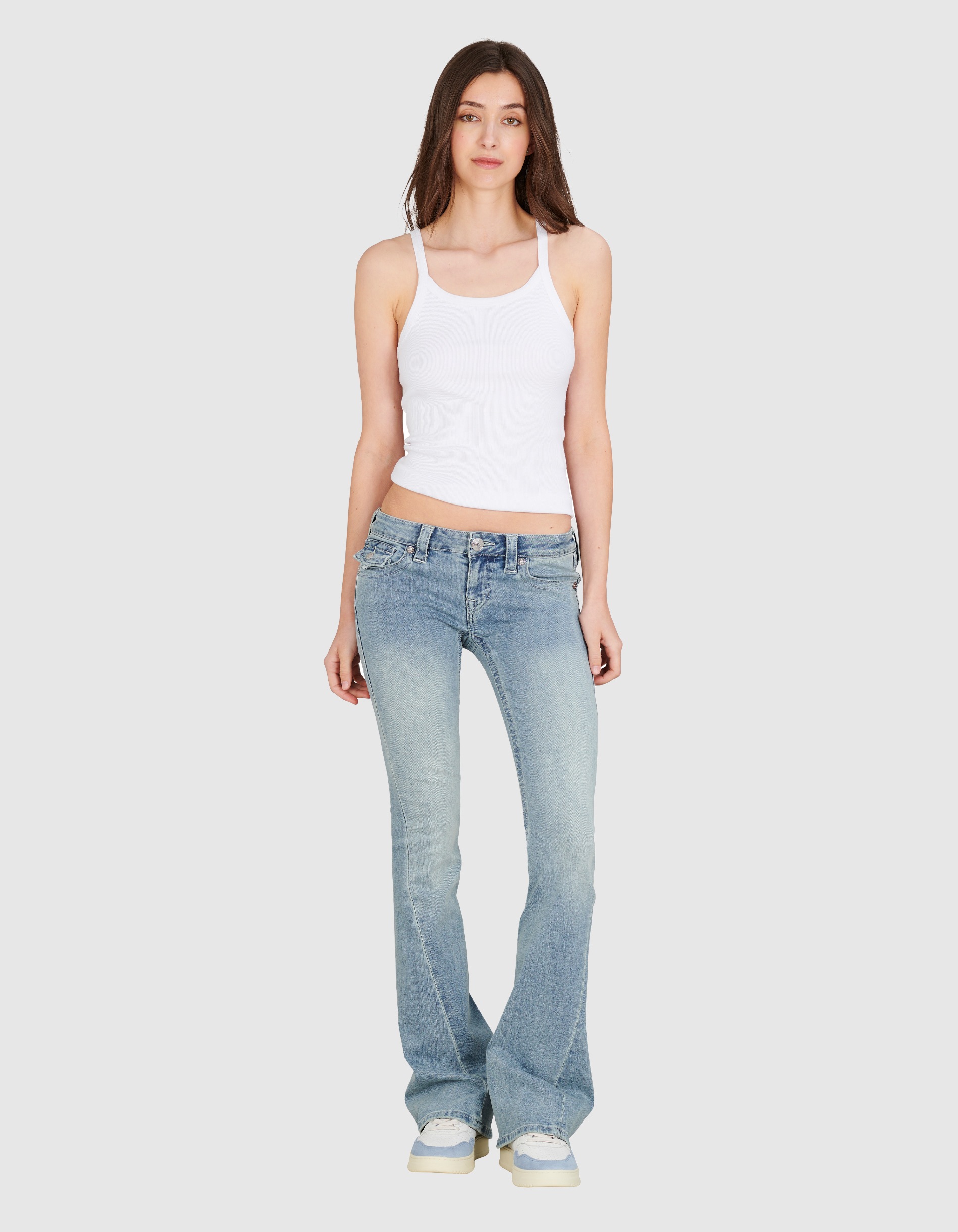 True Religion Jeans bootcut »JOEY LOW RISE FLARE« Mélange de coton, coupe évasée