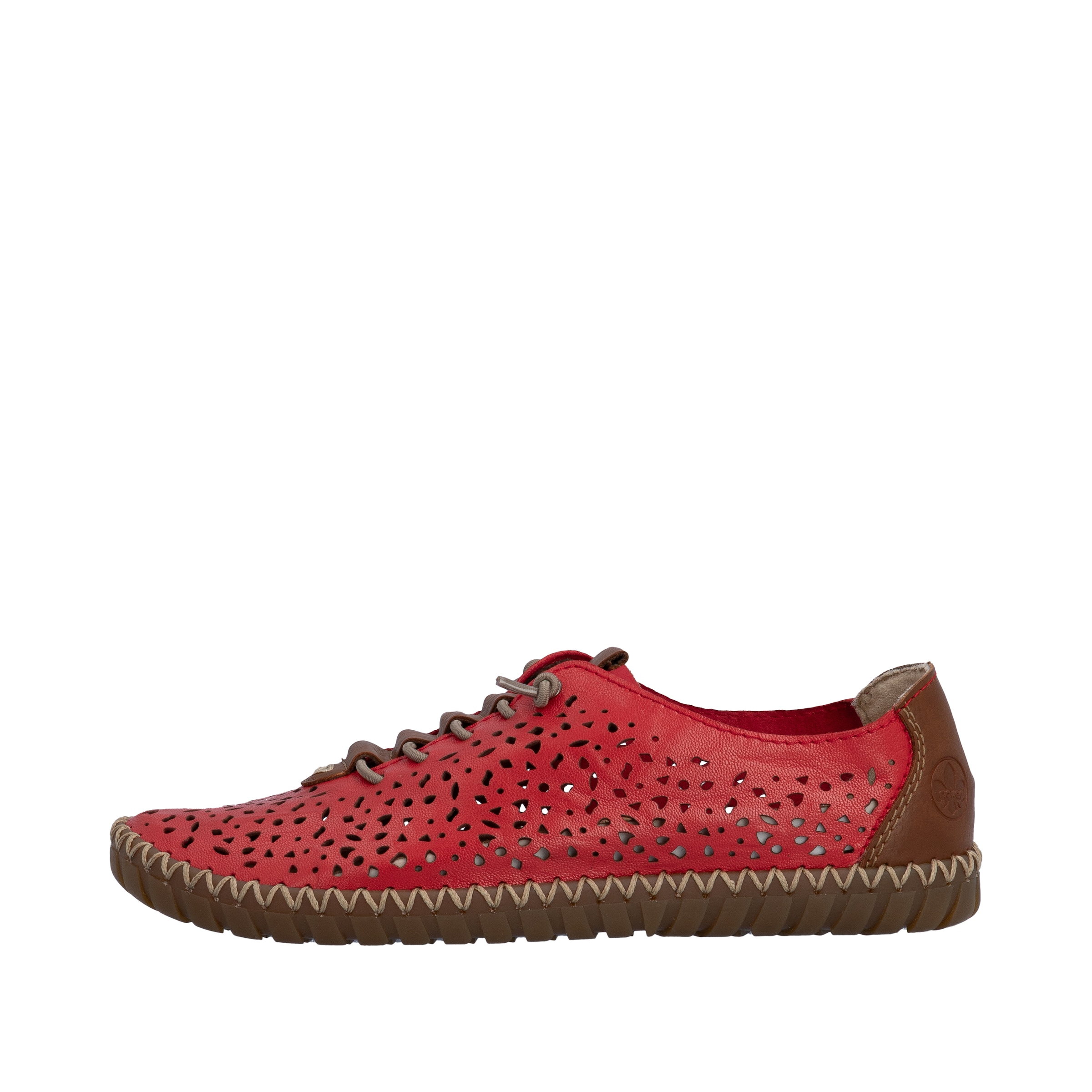 Rieker Slipper  Schlupfschuh, Halbschuh, Barfussschuh mit Perforation