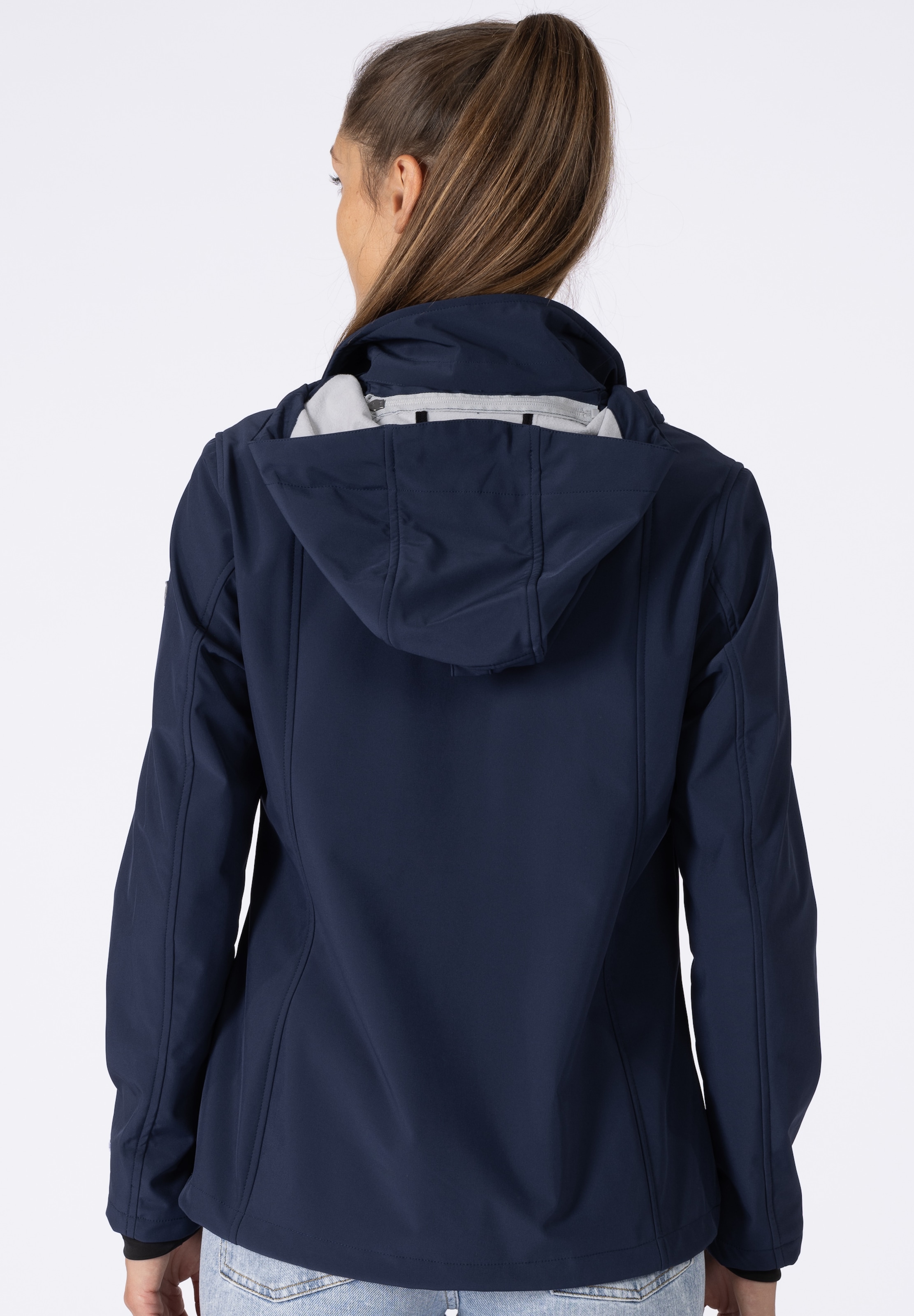 DEPROC Active Softshelljacke »DECORAH PEAK V WOMEN« mit abnehmbarer Kapuze