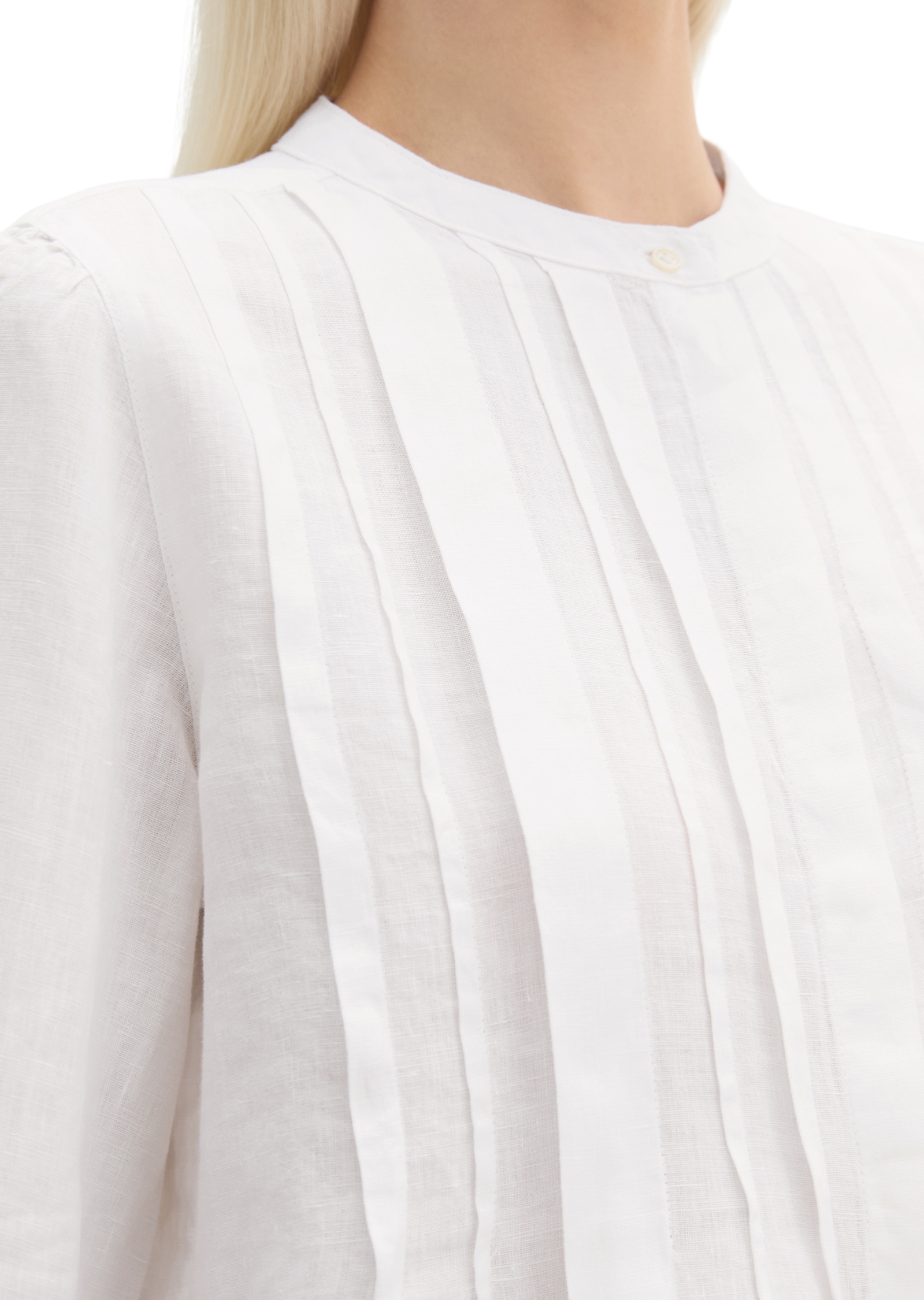 Marc O'Polo Langarmbluse Leinenbluse A-Shape