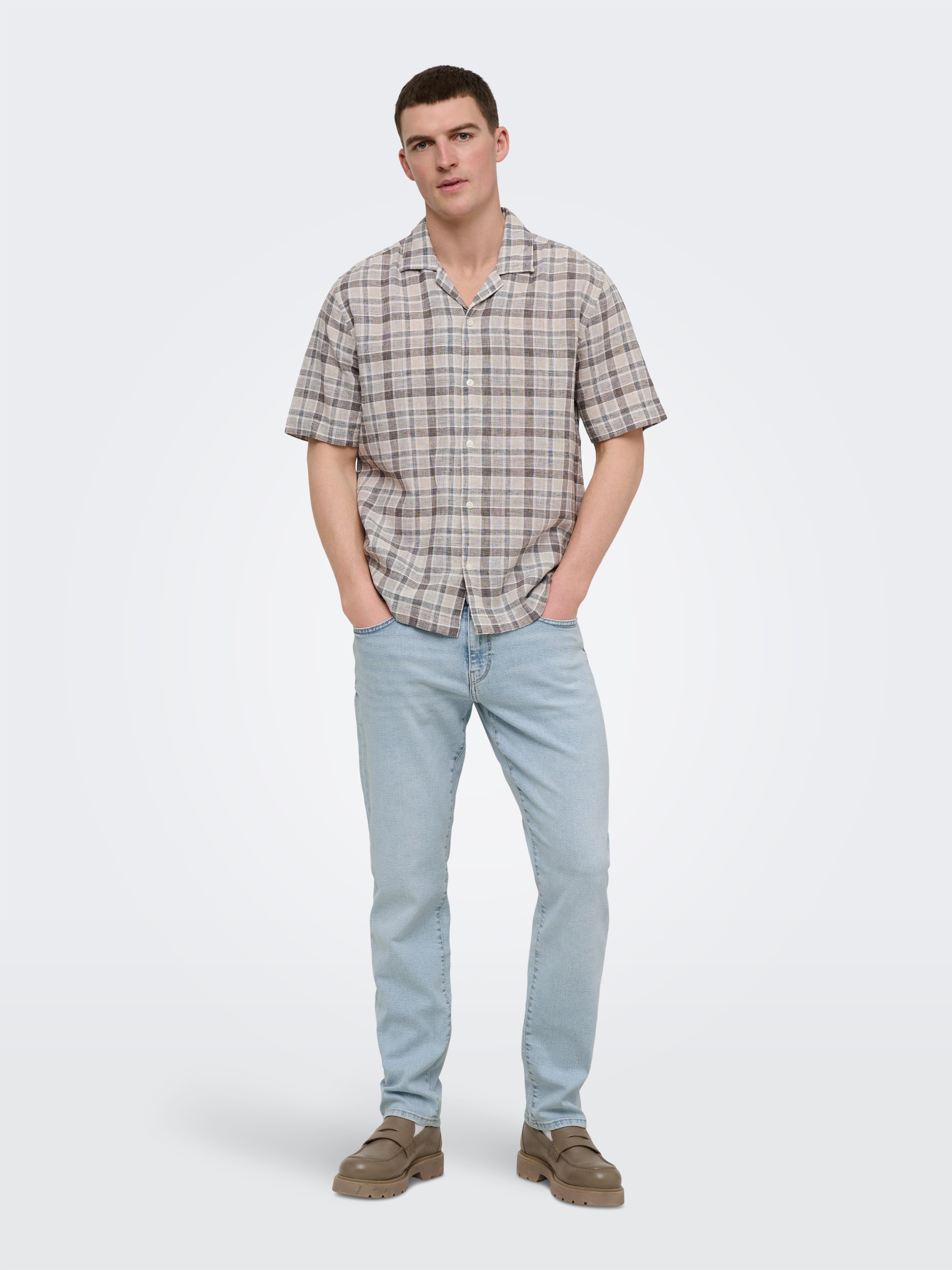 ONLY & SONS Jeans droit »ONSWEFT REG. MBD 5094 TAI DNM NOOS« style 4 poches