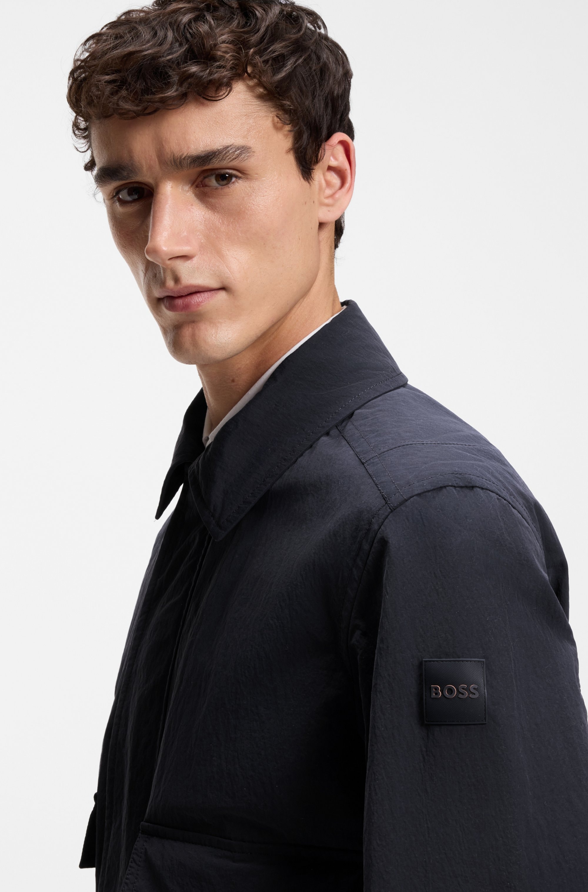 BOSS ORANGE Blouson »Ocruise« Aviator-Stil, wasserabweisend, Relaxed Fit