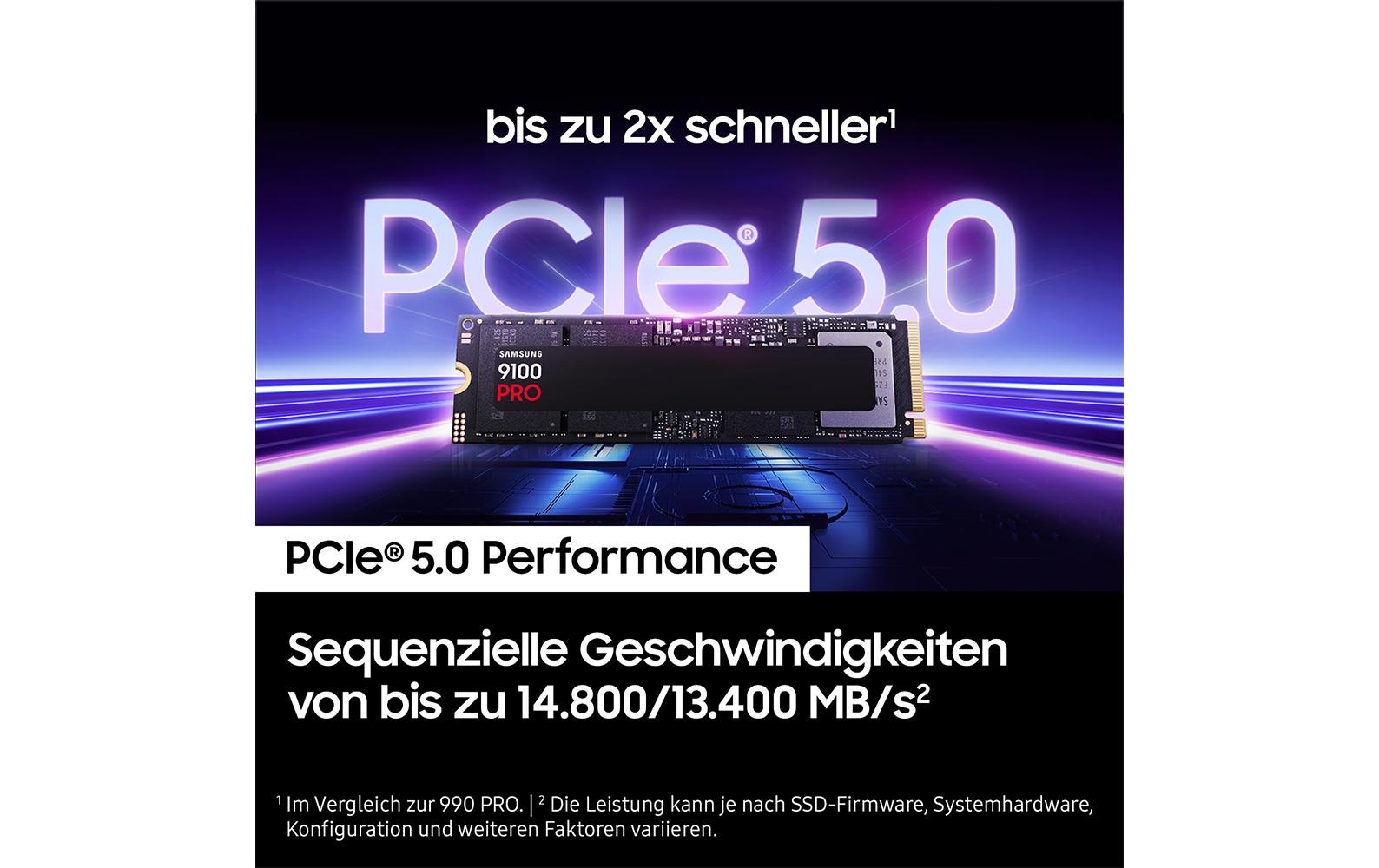 Samsung SSD de jeu interne »9100 PRO SSD« 2,5 4 TB