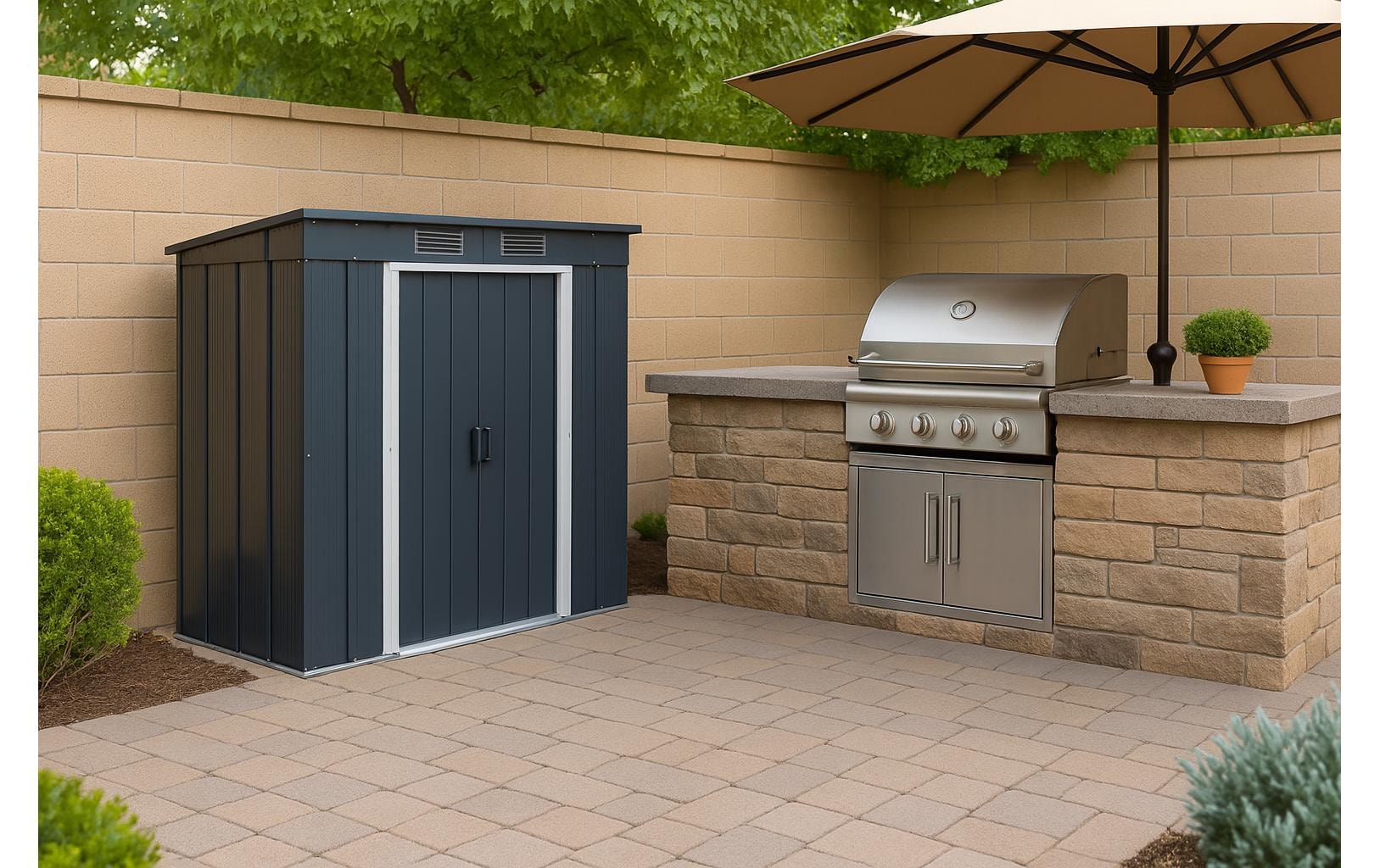   Gartenhaus »Eco-Shed Pent Roof 6 x 4«