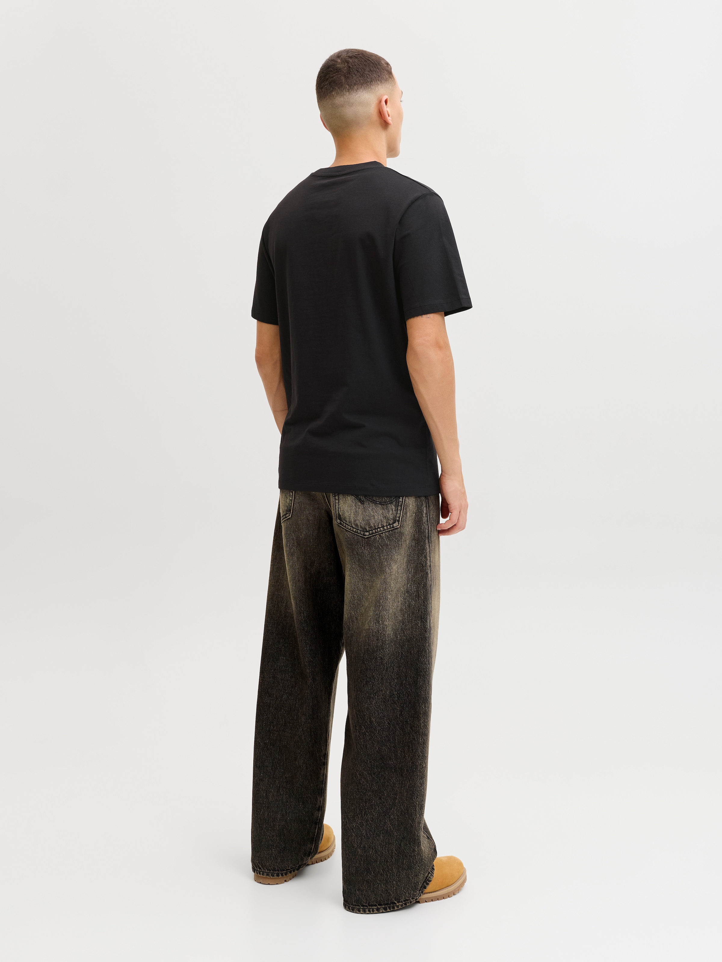 Jack & Jones T-shirt à manches courtes »JCOFUSION DOTS PRINT TEE SS CREW SN« Baumwolle, regular fit