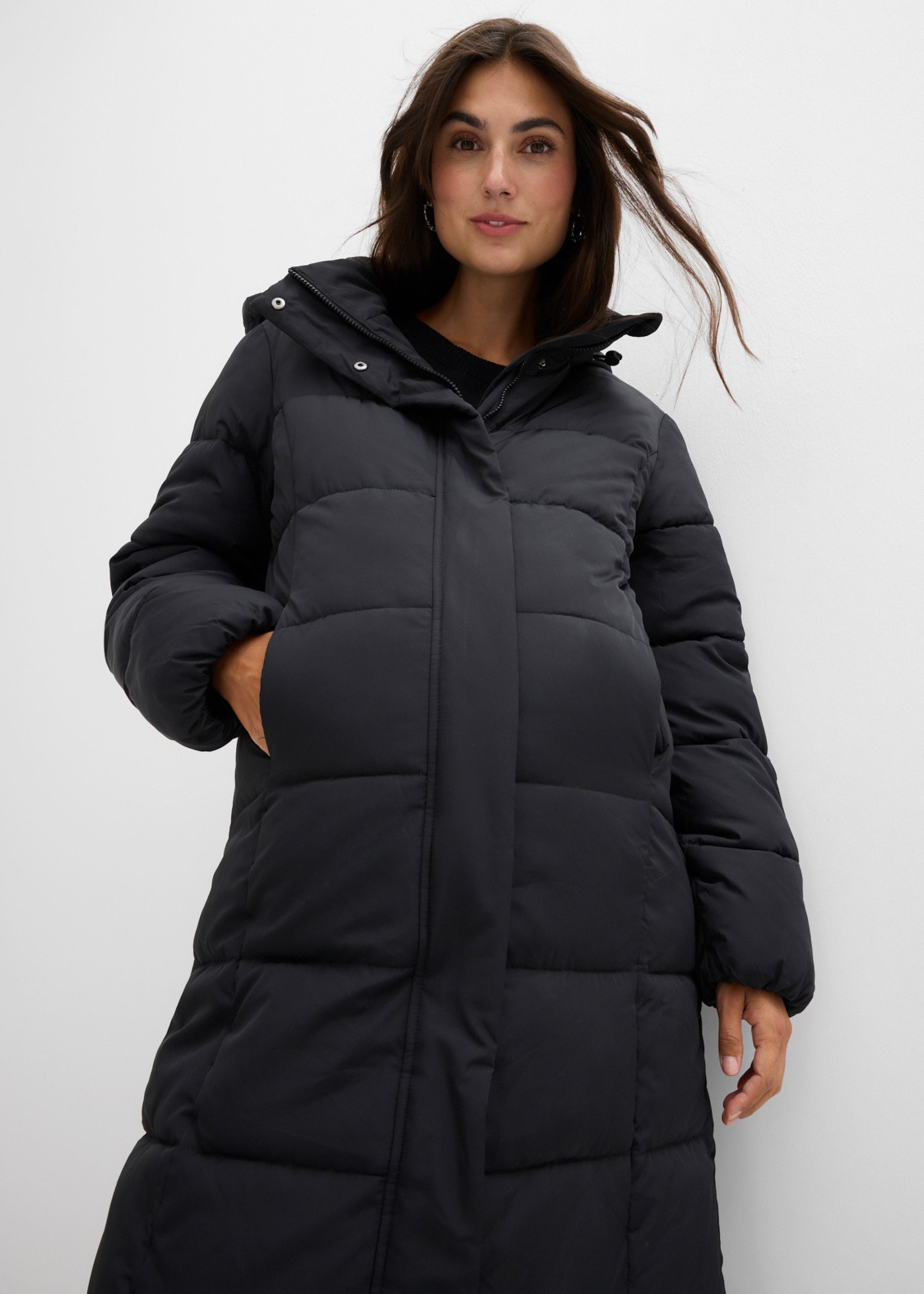 bonprix Manteau de grossesse avec rembourrage chaud, coupe confortable oversize