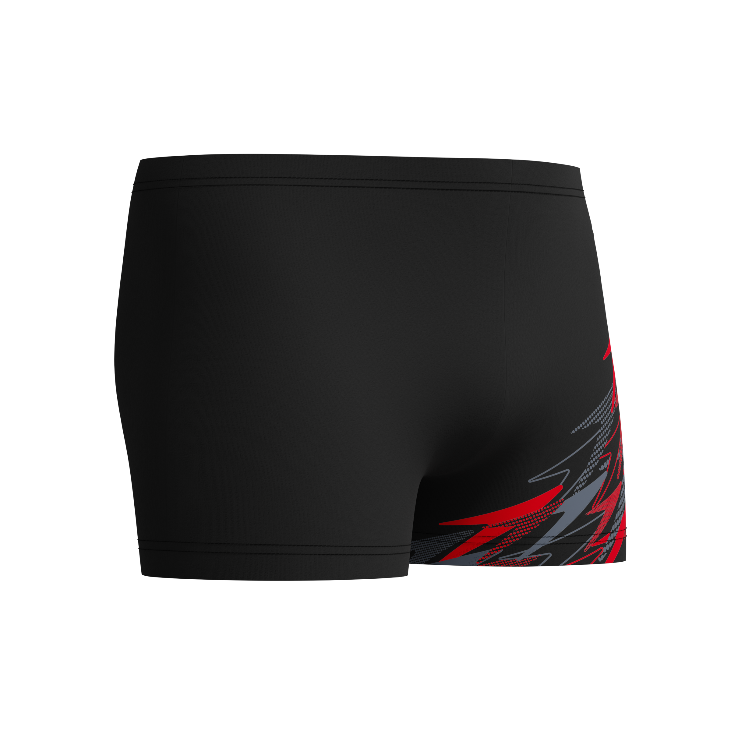 Speedo Maillot de bain avec motif de vagues en plastisol, stable en forme, à séchage rapide