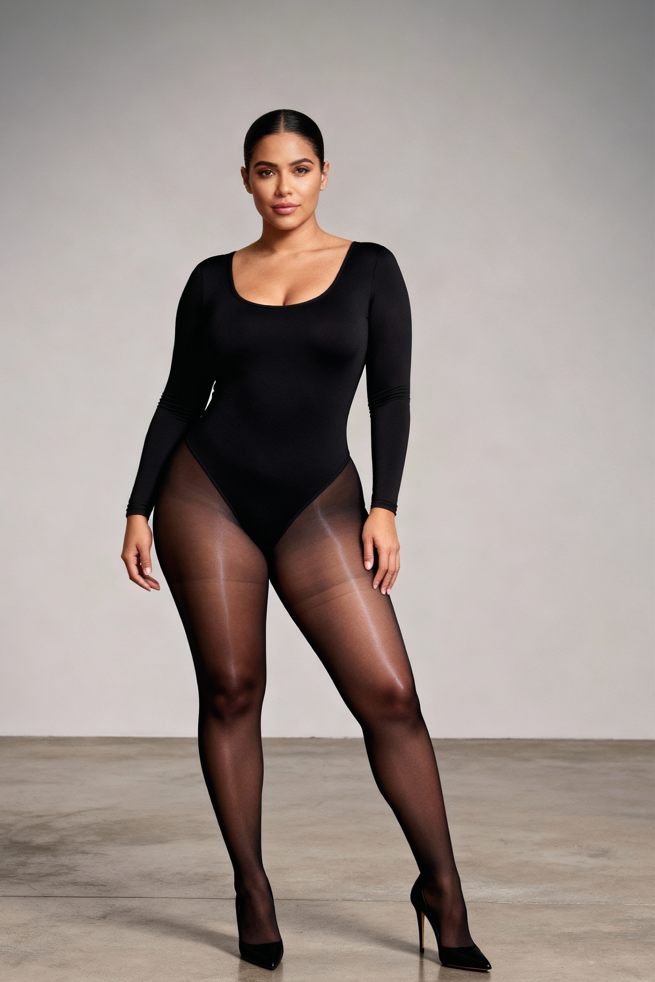 Camano Feinstrumpfhose »fine curvy« 20 DEN Curvy-Tights, extra breiter Bund, Matt-Look