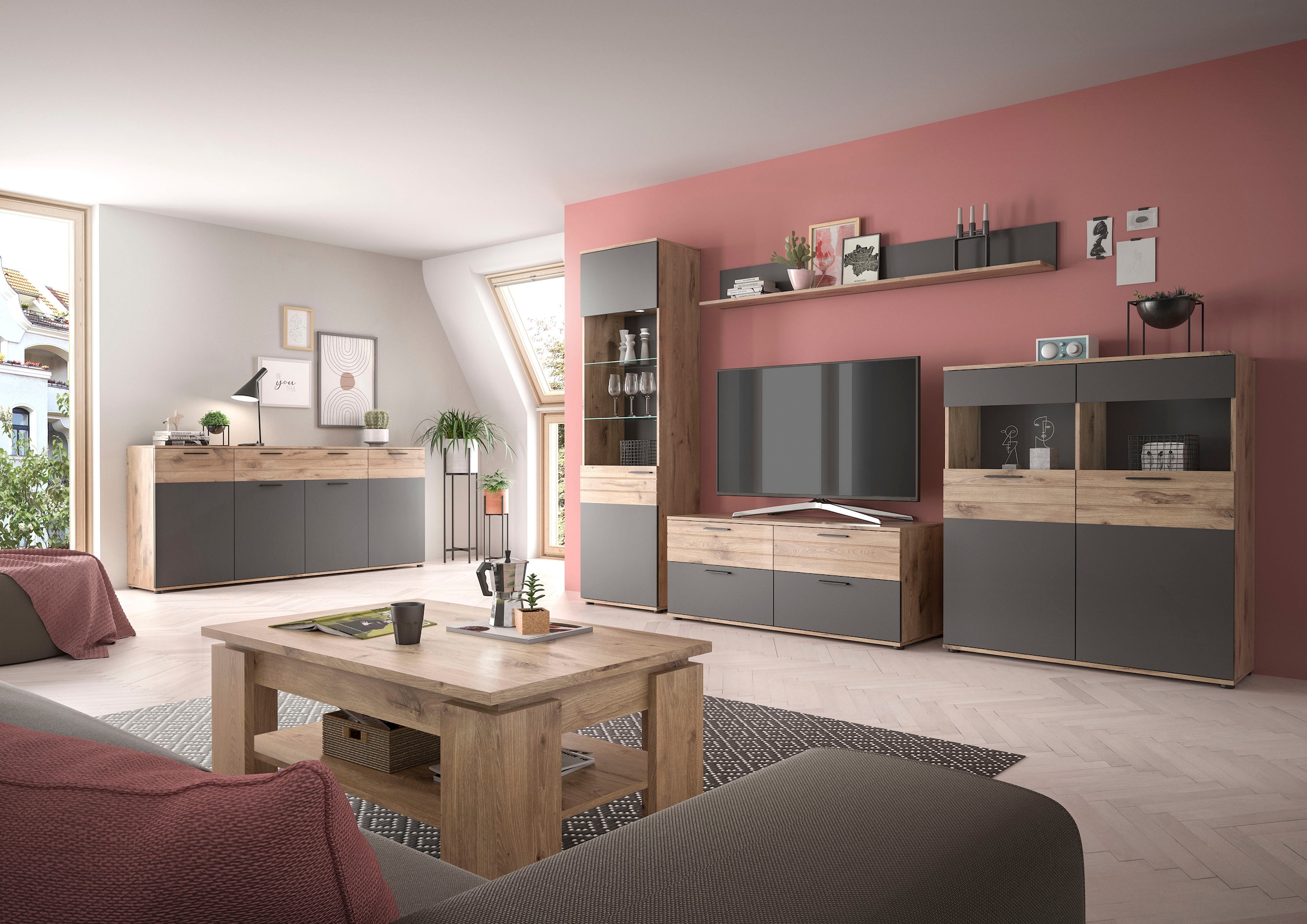 Home affaire Sideboard »Riga« Breoite 200 cm