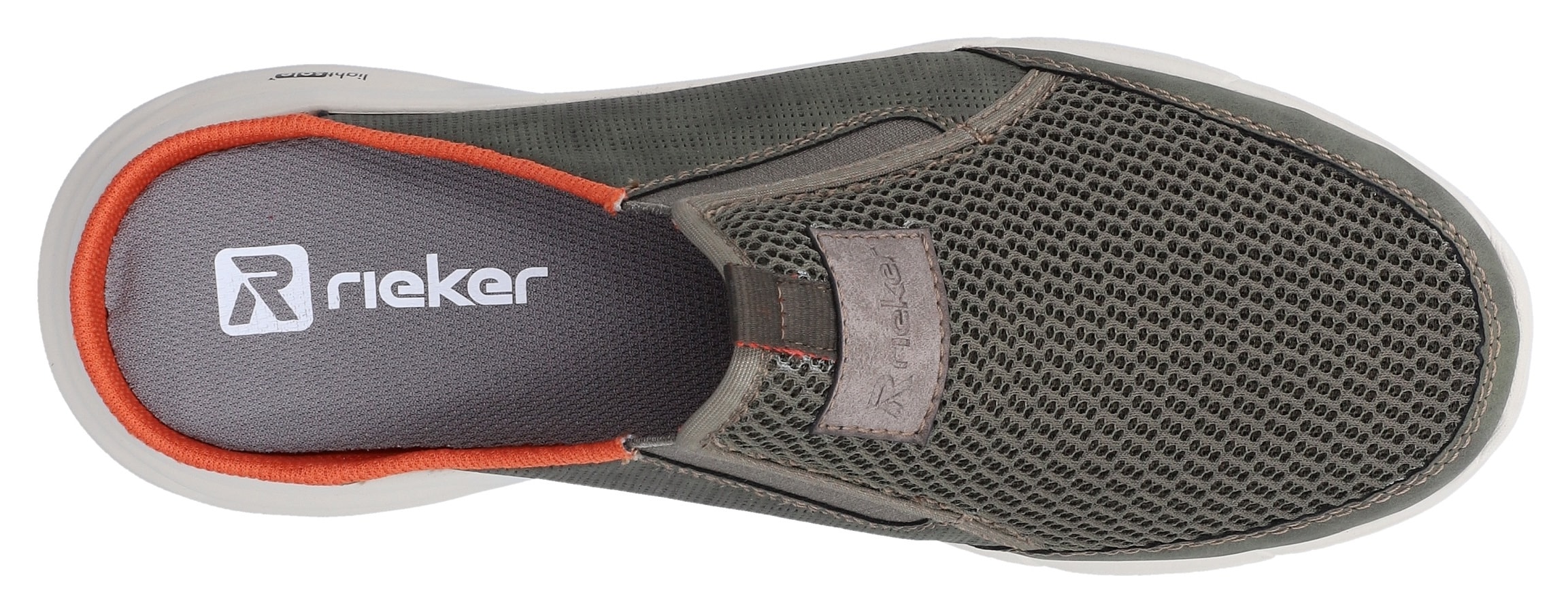 Rieker Sabot  Chaussure d'été, chausson, chaussure à enfiler avec inserts stretch latéraux